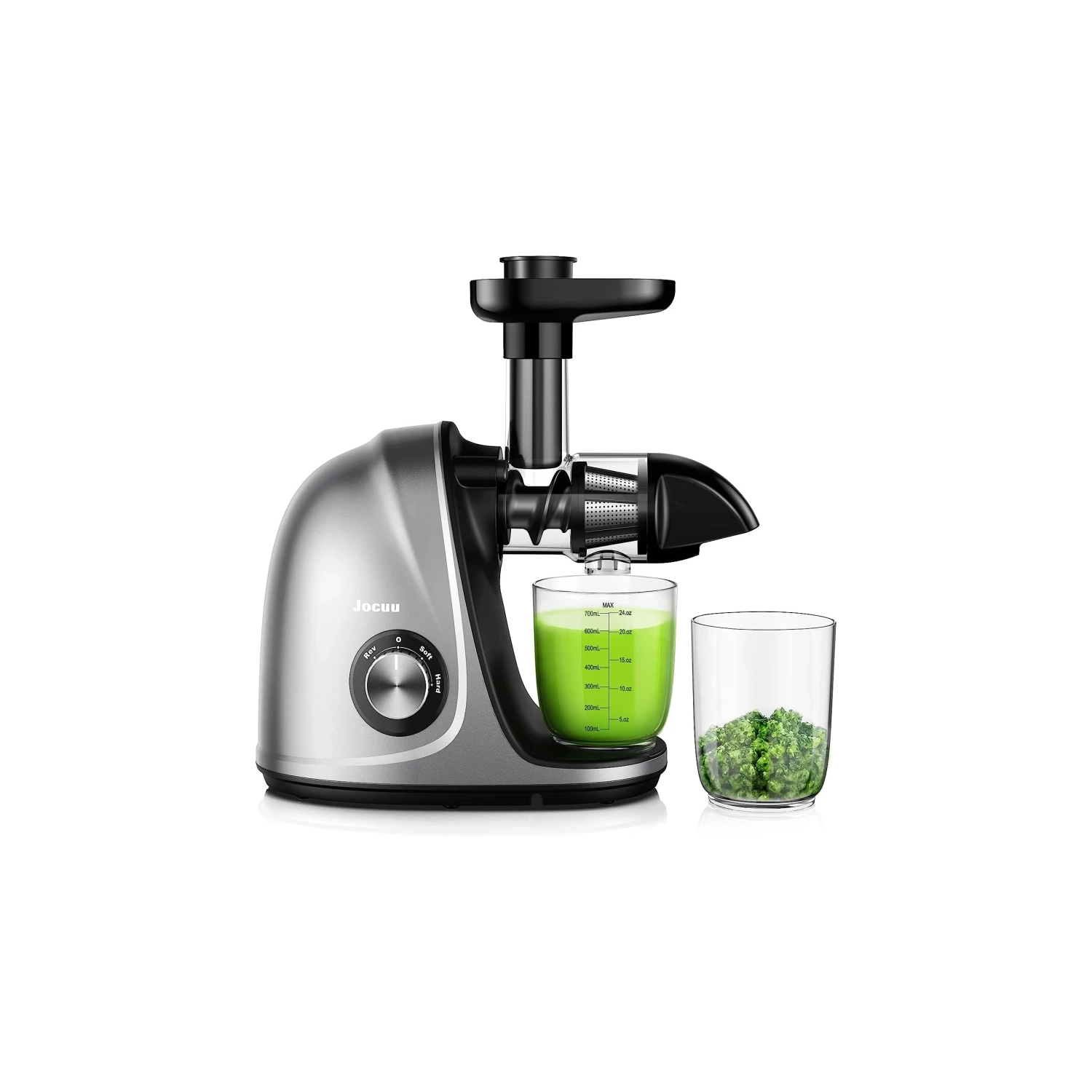 Centrifugeuse à pression à froid | modes à 2 vitesses, masticateur pour légumes et fruits | recettes, brosse, fonction de marche arrière | moteur