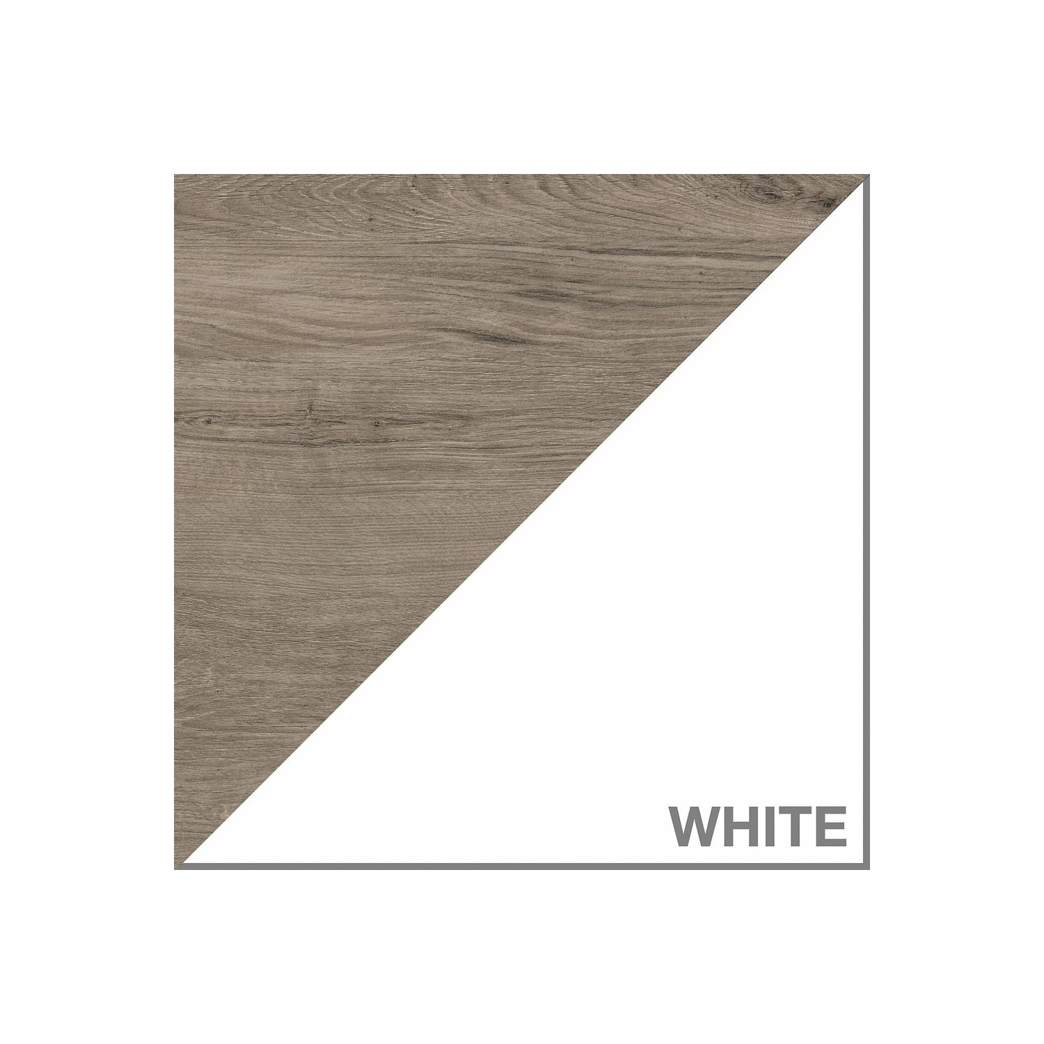 Bush Furniture – Classeur latéral Mayfield à 2 tiroirs, blanc pur et gris à feuillure