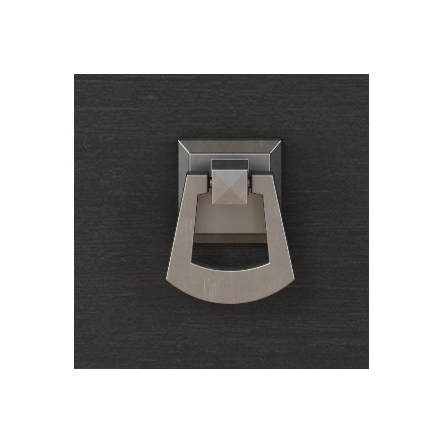 Bush Furniture Salinas Tall Storage Cabinet with Doors in Vintage Black