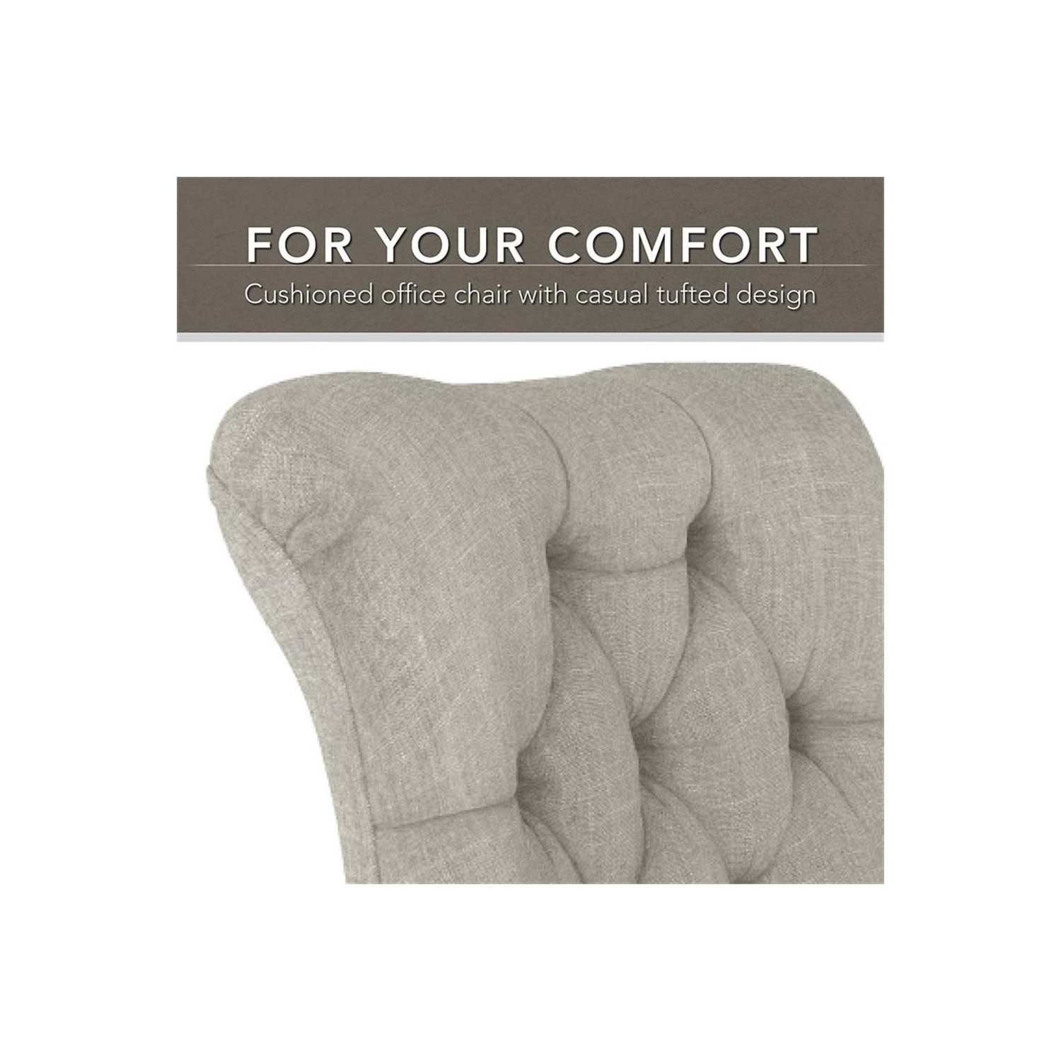 Bureau d'ordinateur et chaise 54 W de Key West - Chêne blanc pur - bois d'ingénierie