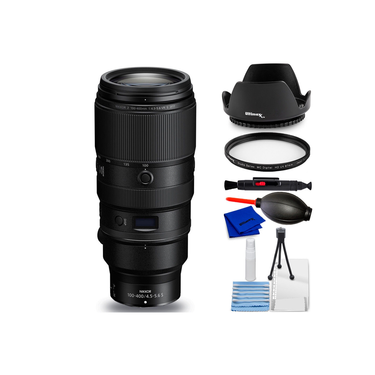 Nikon NIKKOR Z 100-400mm f/4.5-5.6 VR S Lens 20106 - 7PC Accessory