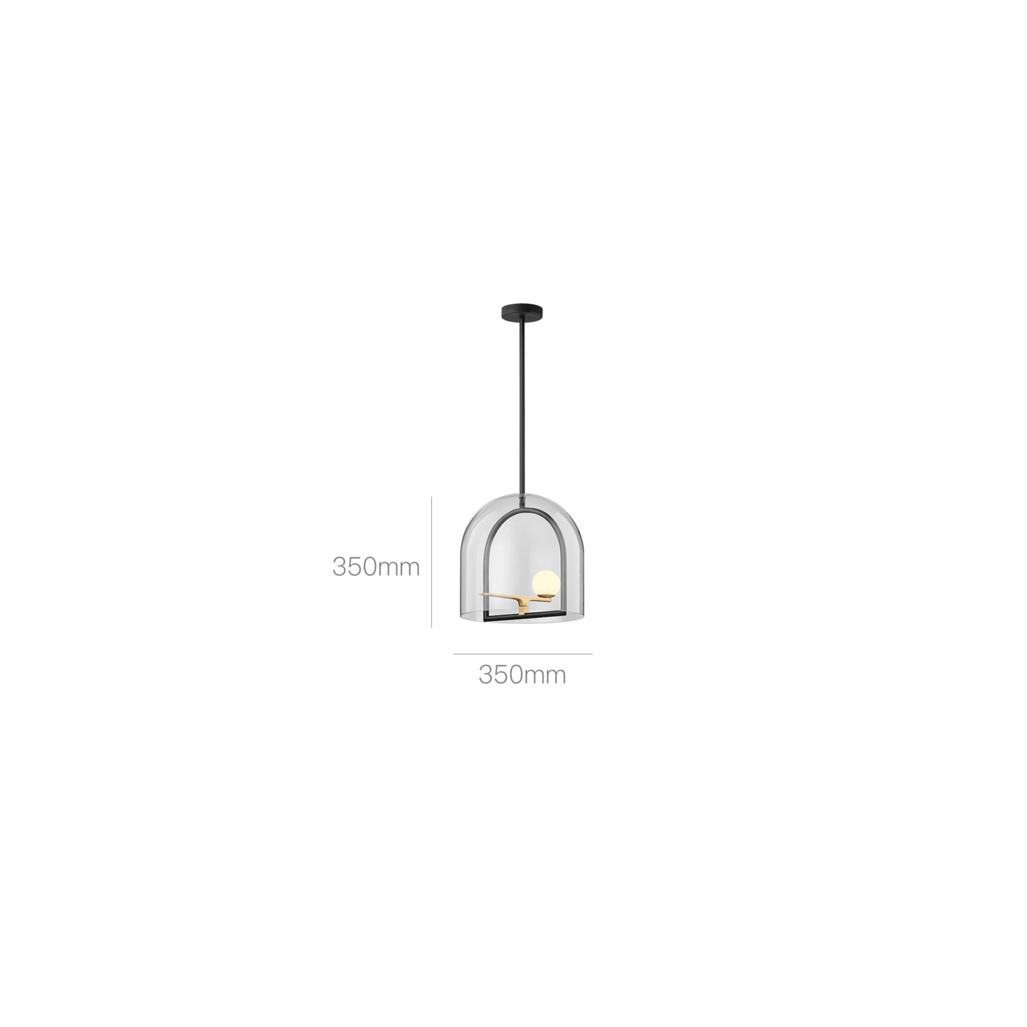 Lampes suspendues en verre STRAK Varding Varnish Hang Lams Bedroom Creative Modern Art Design Home Decor Lighting