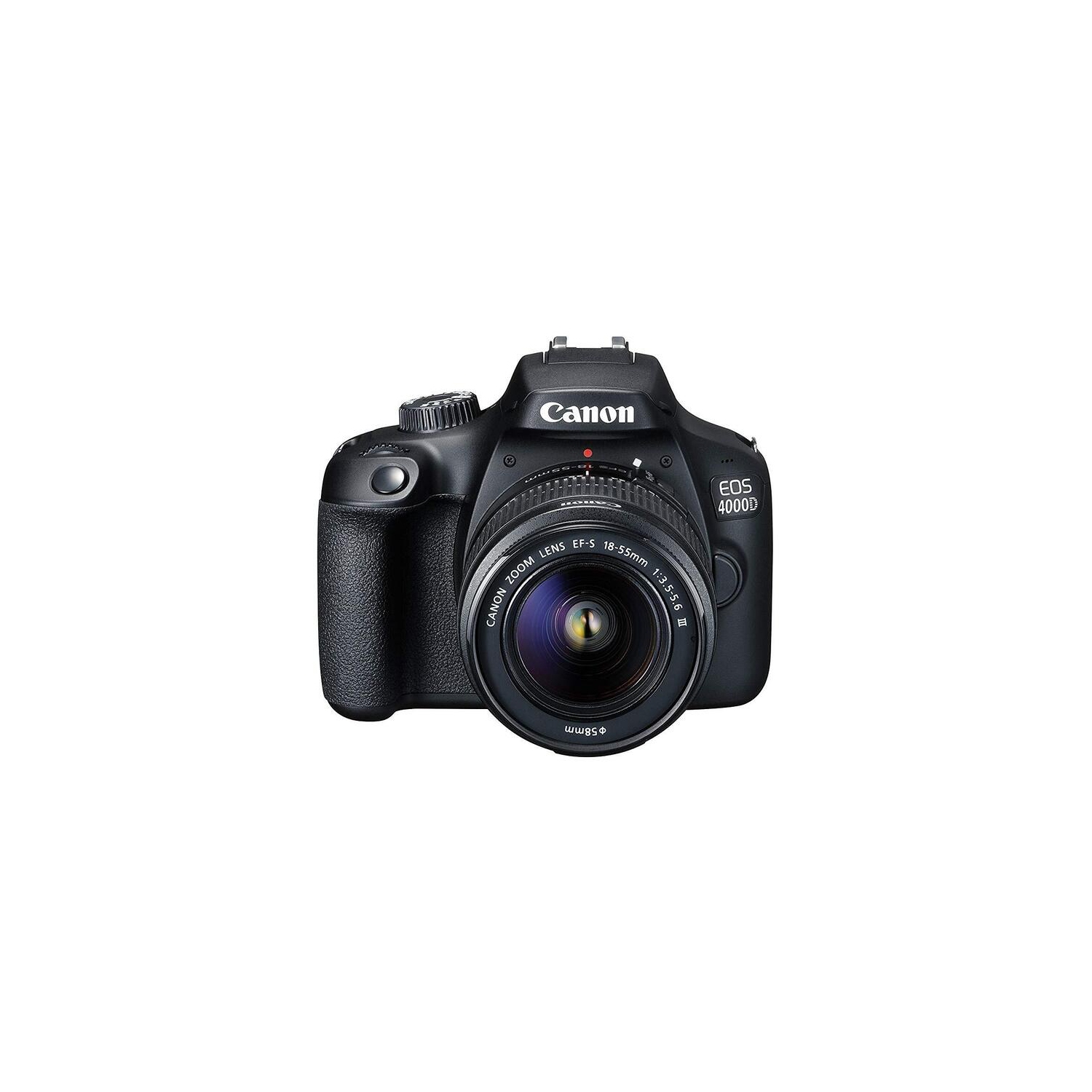 Appareil photo reflex numérique EOS 4000&nbsp;deniers/Rebel T100 de Canon avec objectif 18-55&nbsp;mm III - 12PC Mpx