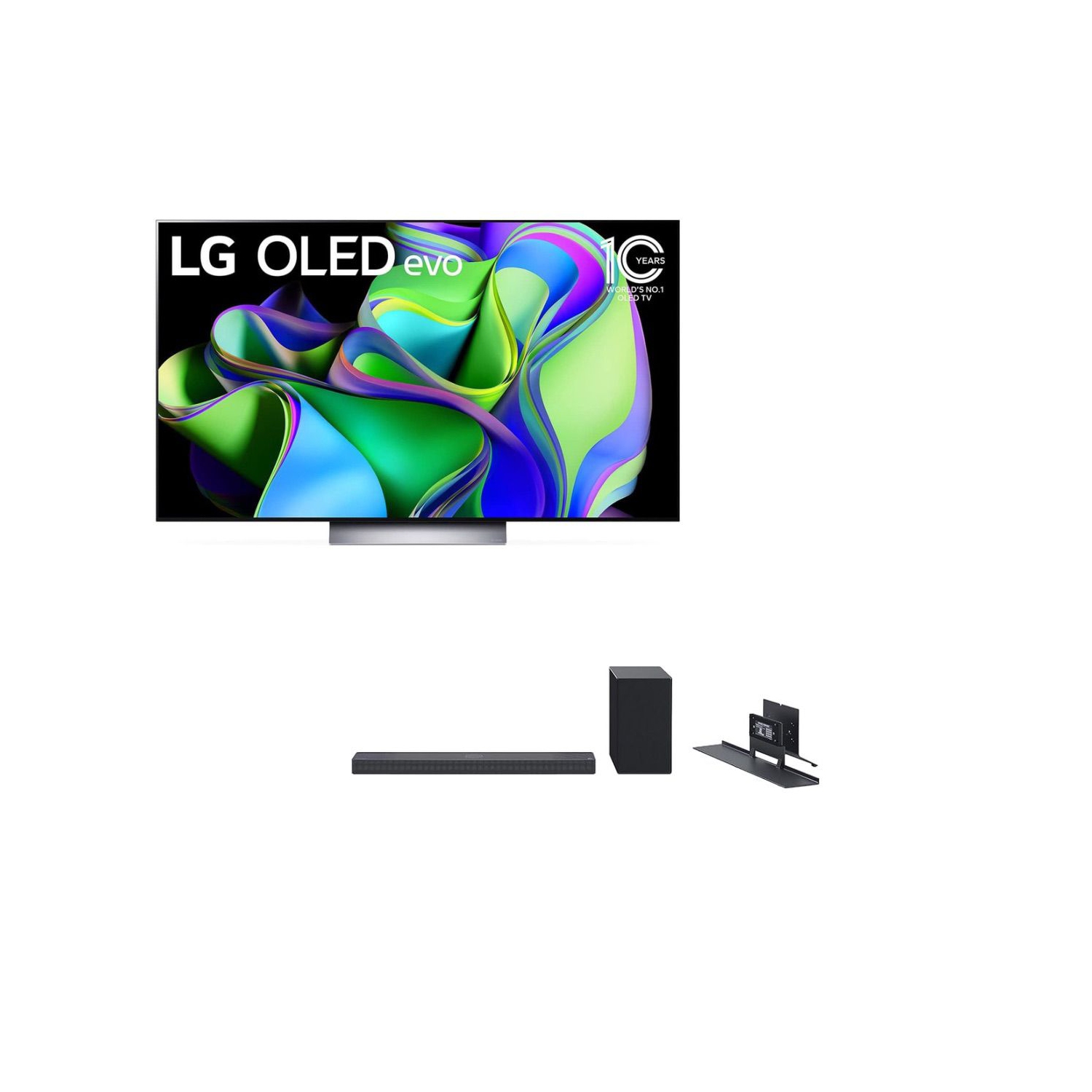 LG 77" OLED C3 OLED77C3PUAseries and LG SC9S soundbar - combo offer