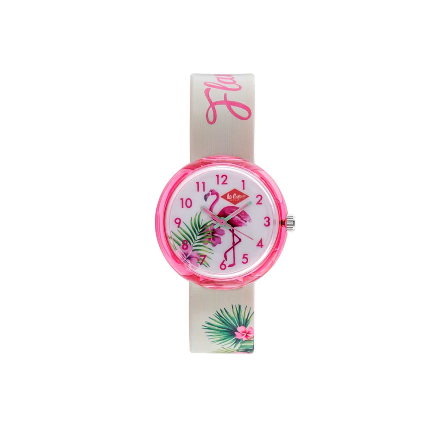 Children's Pink 30mm watch w/White Dial