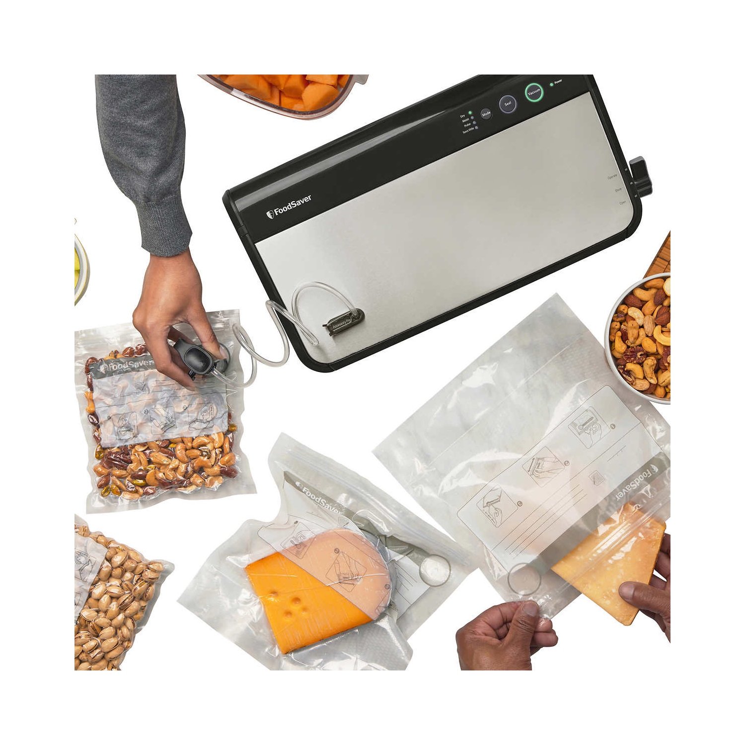 Scelleuse sous vide de FoodSaver avec scelleuse portative