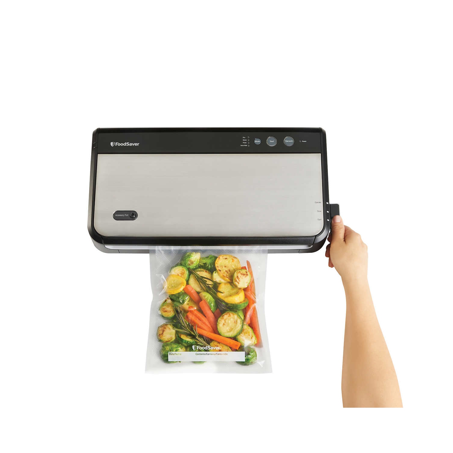 Scelleuse sous vide de FoodSaver avec scelleuse portative