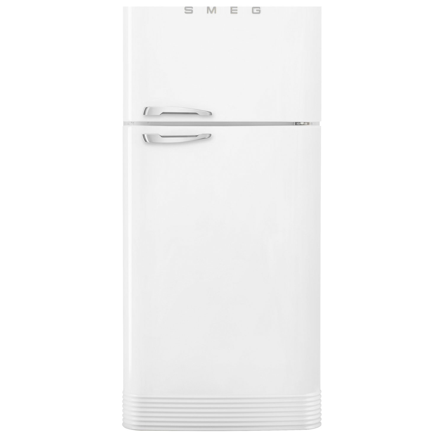 Smeg Retro 32" 19.2 Cu. Ft. Top Freezer Refrigerator with Ice Dispenser - White