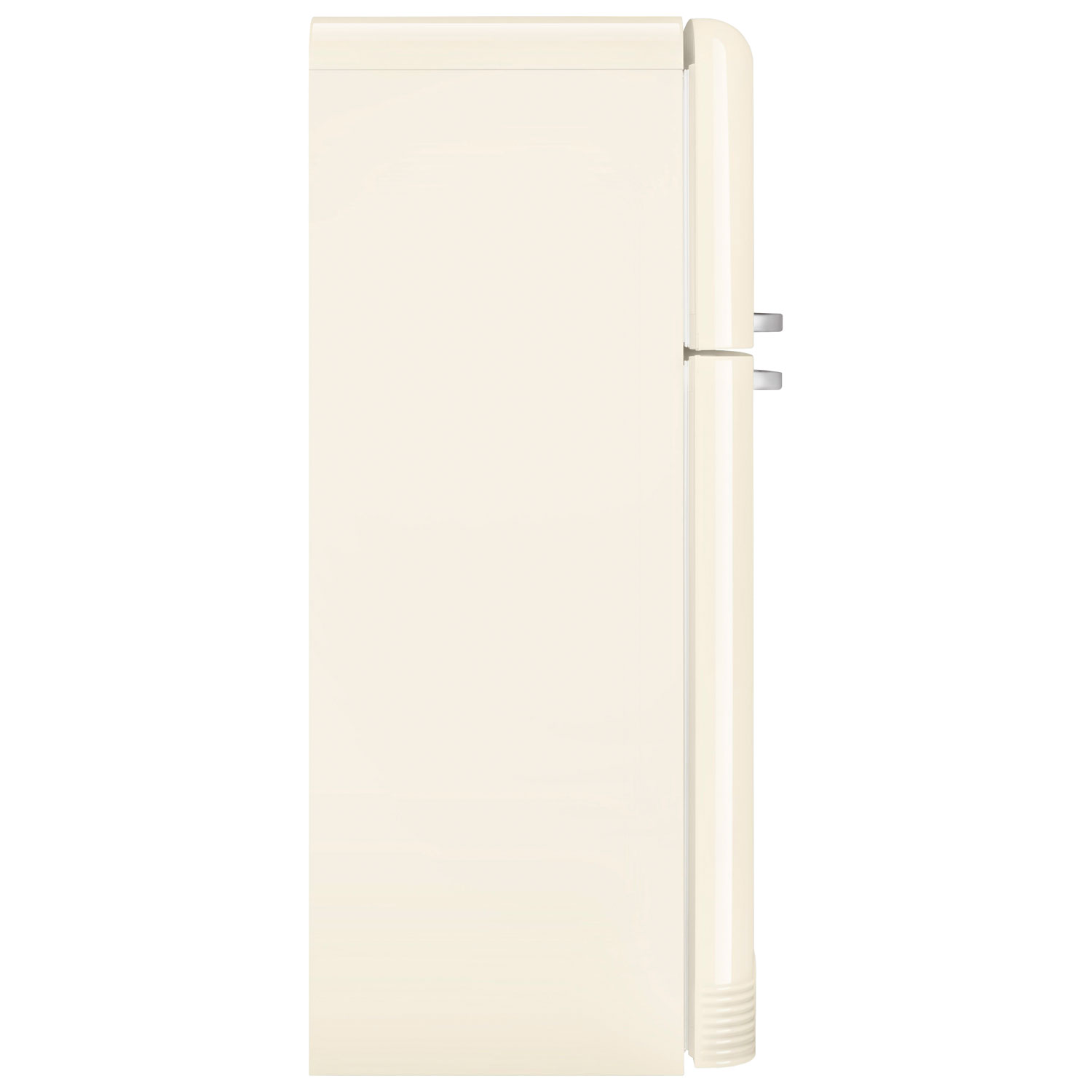 Réfrigérateur à congélateur supérieur 19,2 pi³ 32 po à distributeur de glaçons rétro de Smeg - Crème