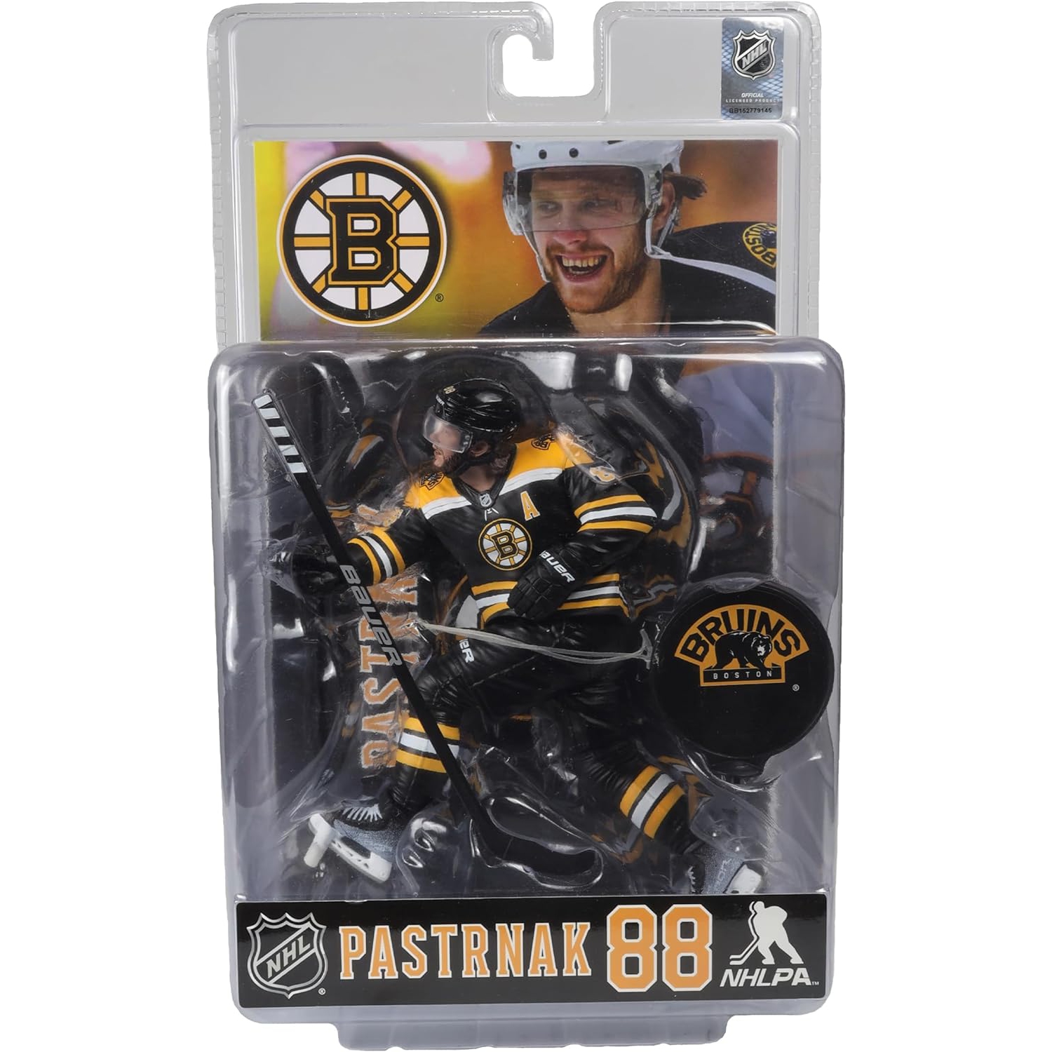 McFarlane SportsPicks NHL 7 Inch Static Figure - David Pastrnak Black Jersey