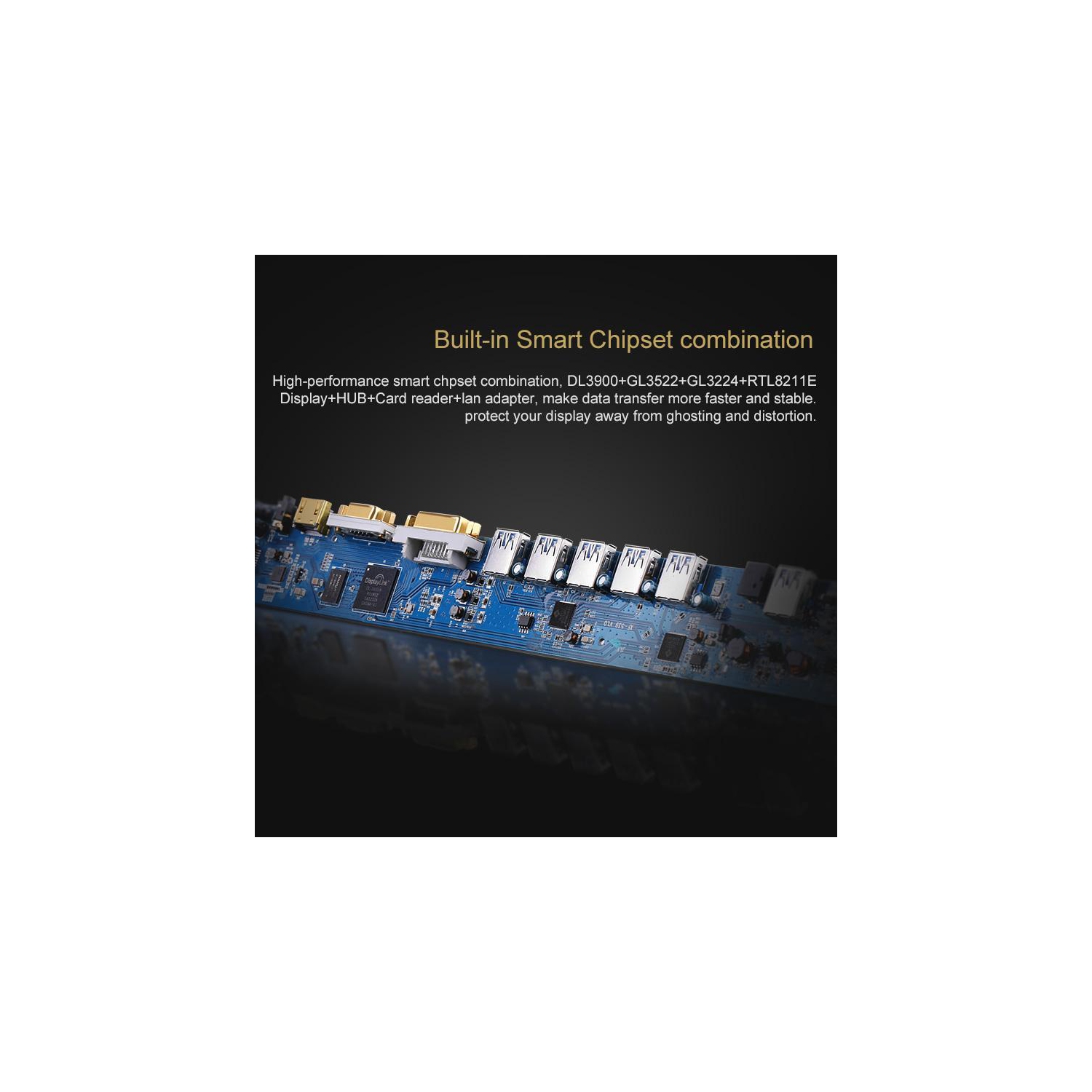 USB 3.0 Dual Multi-Display Universal Docking station