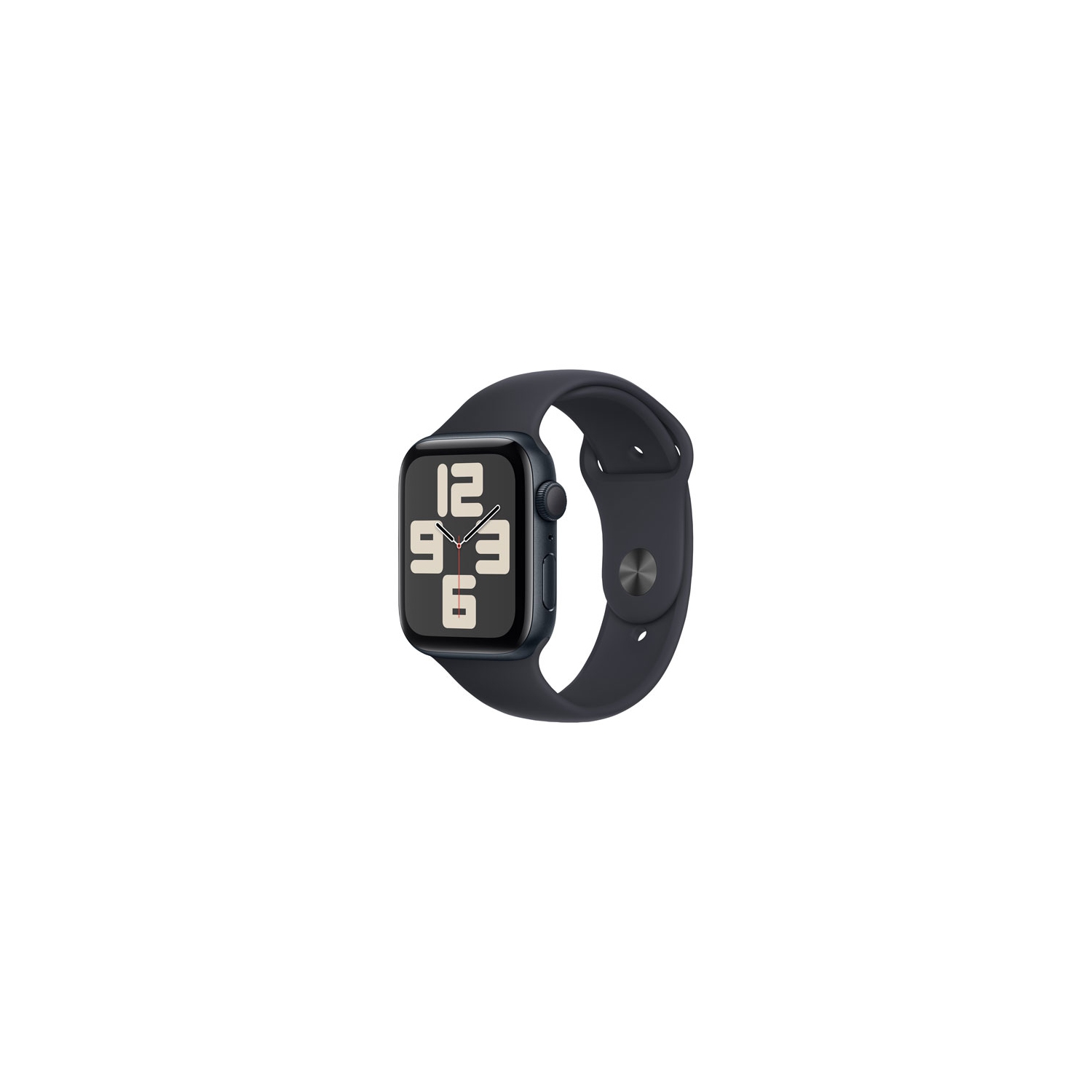 Open Box - Apple Watch SE (GPS) 44mm Midnight Aluminum Case with Midnight Sport Band - Medium / Large