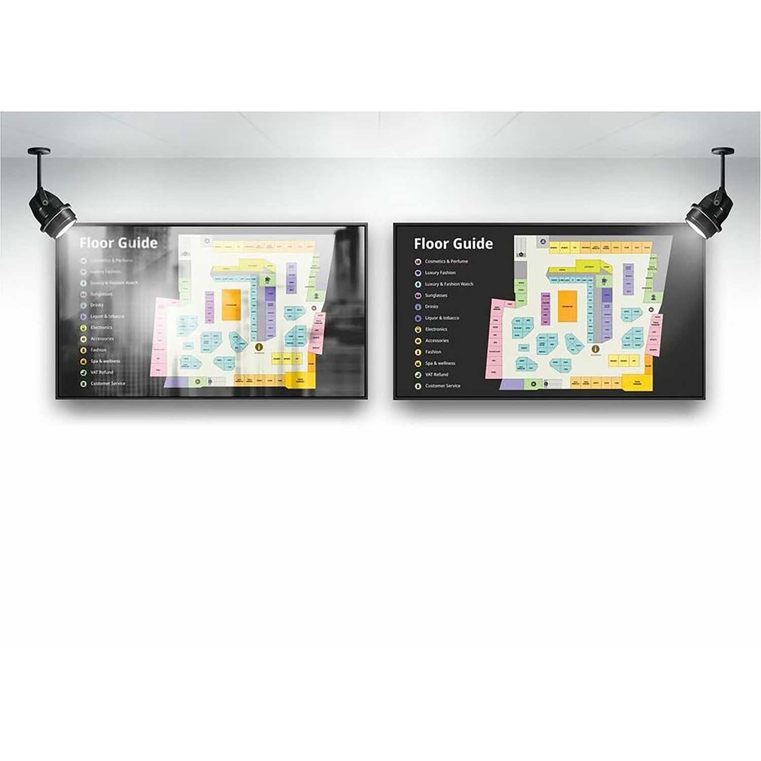 Écran commercial UHD 4K Android de 55 po de Samsung