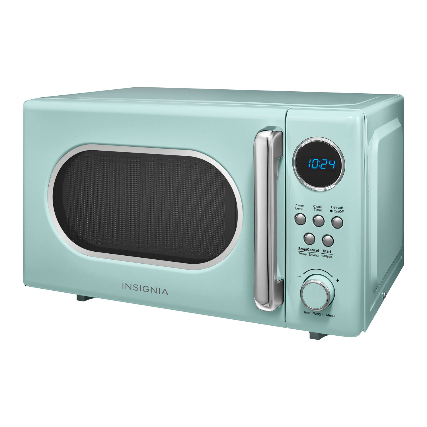 Insignia Retro 0.7 Cu. Ft. Retro Compact Microwave - Mint - Only at Best Buy