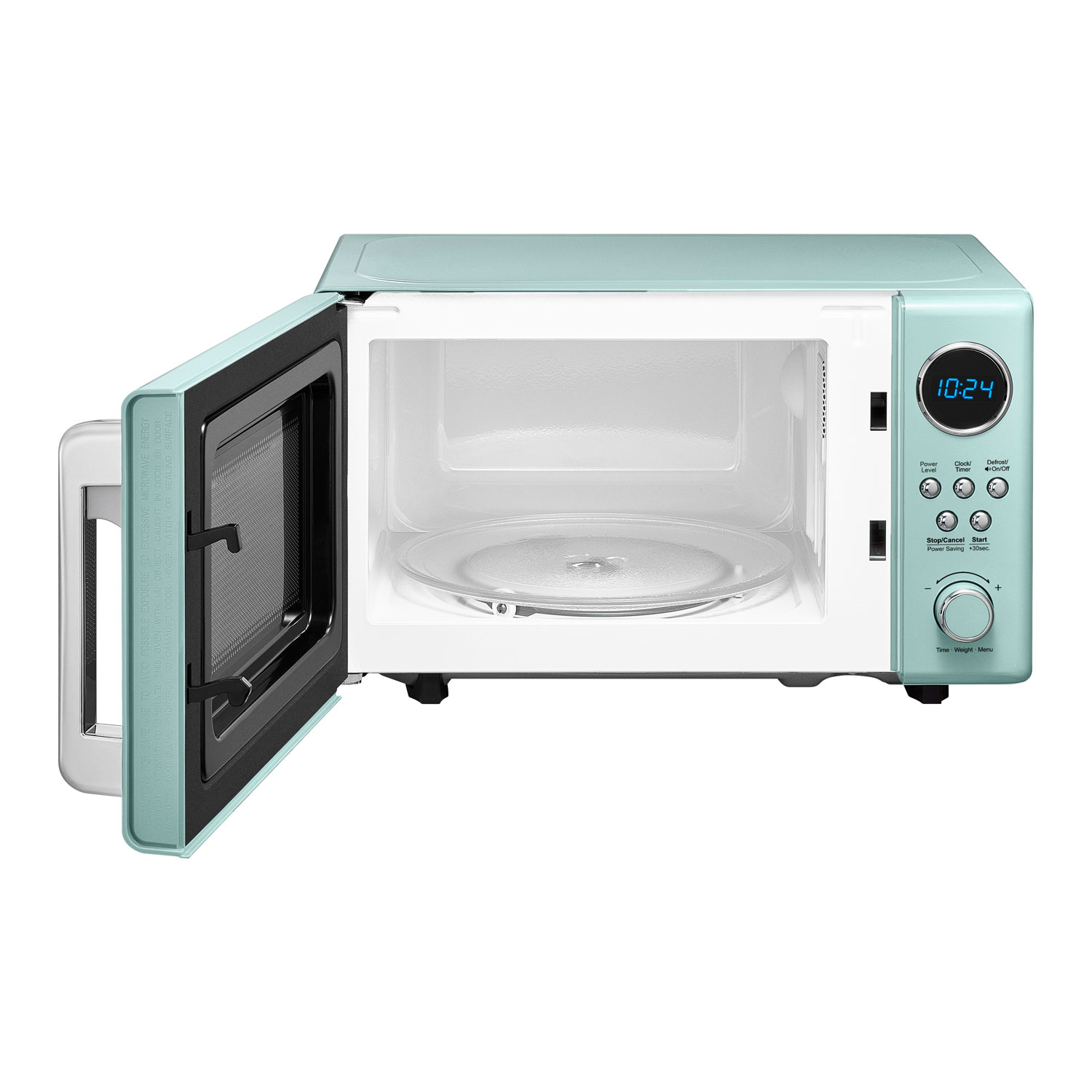Insignia Retro 0.7 Cu. Ft. Retro Compact Microwave - Mint - Only at Best Buy