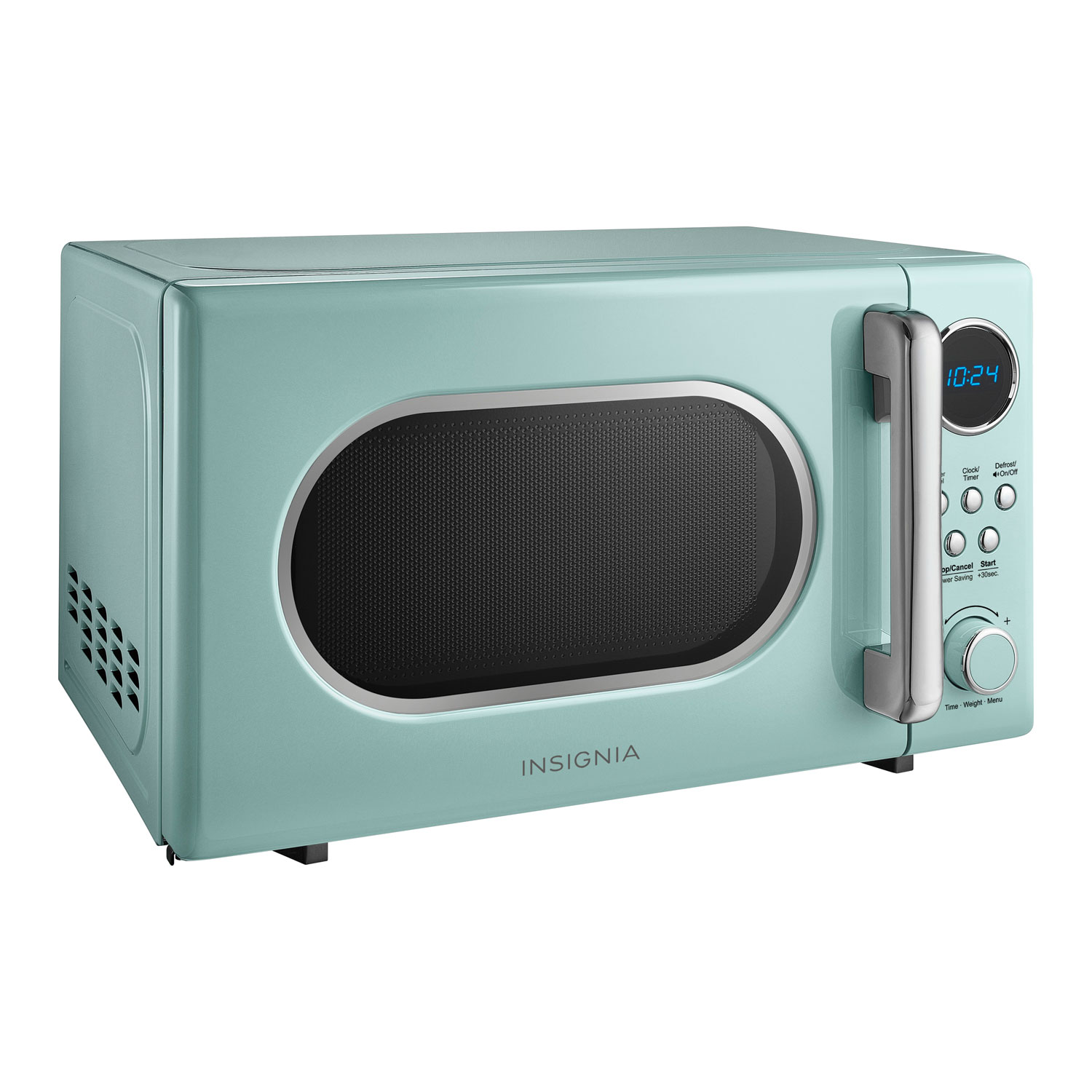 Insignia Retro 0.7 Cu. Ft. Retro Compact Microwave - Mint - Only at Best Buy