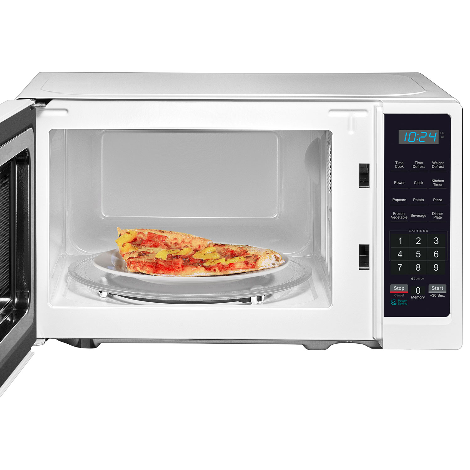 Insignia 0.7 Cu. Ft. Compact Microwave - White - Only at Best Buy