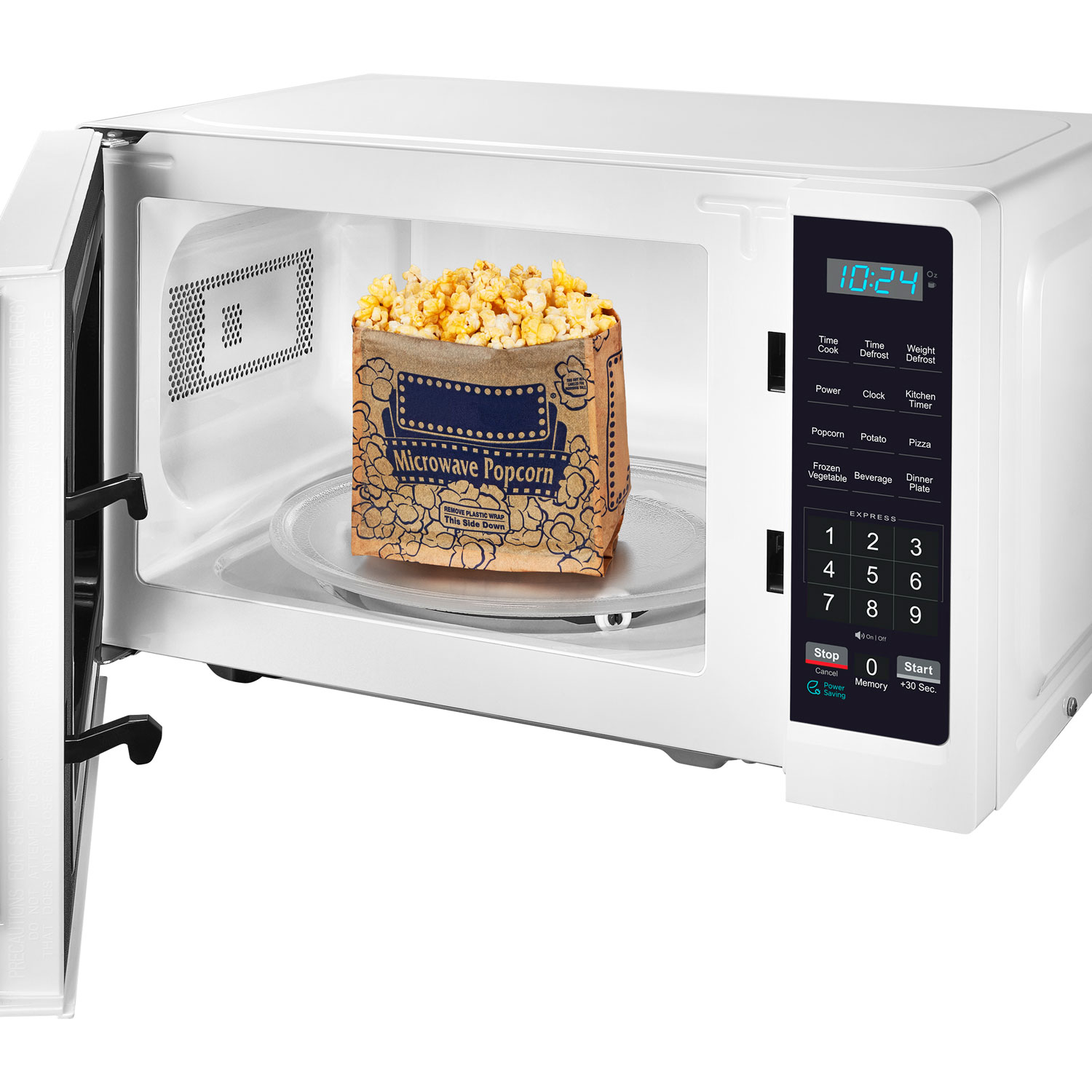 Insignia 0.7 Cu. Ft. Compact Microwave - White - Only at Best Buy