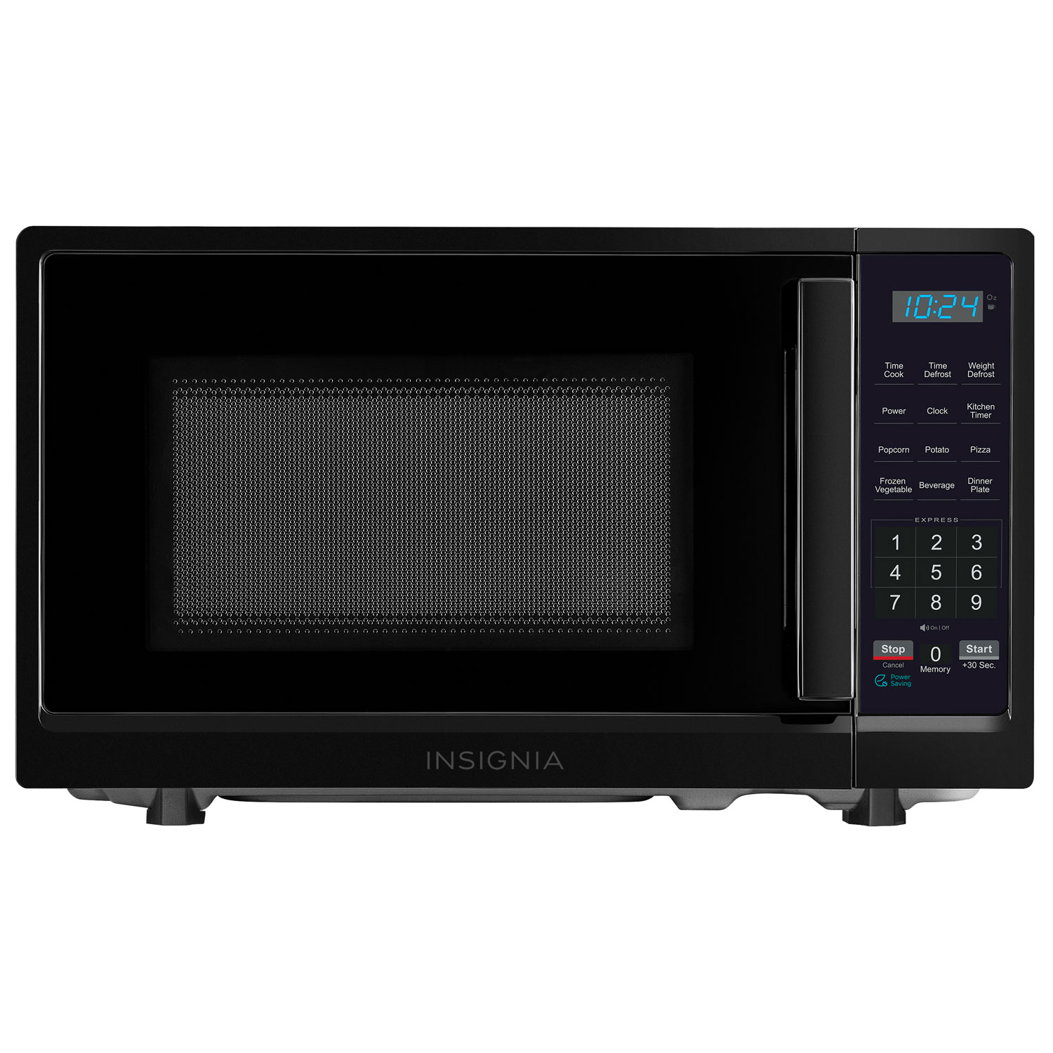 Insignia 0.7 Cu. Ft. Compact Microwave - Black - Only at Best Buy