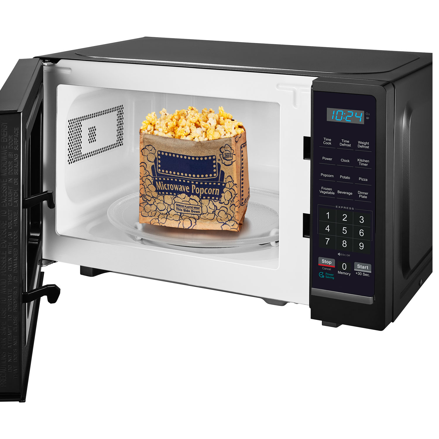 Insignia 0.7 Cu. Ft. Compact Microwave - Black - Only at Best Buy