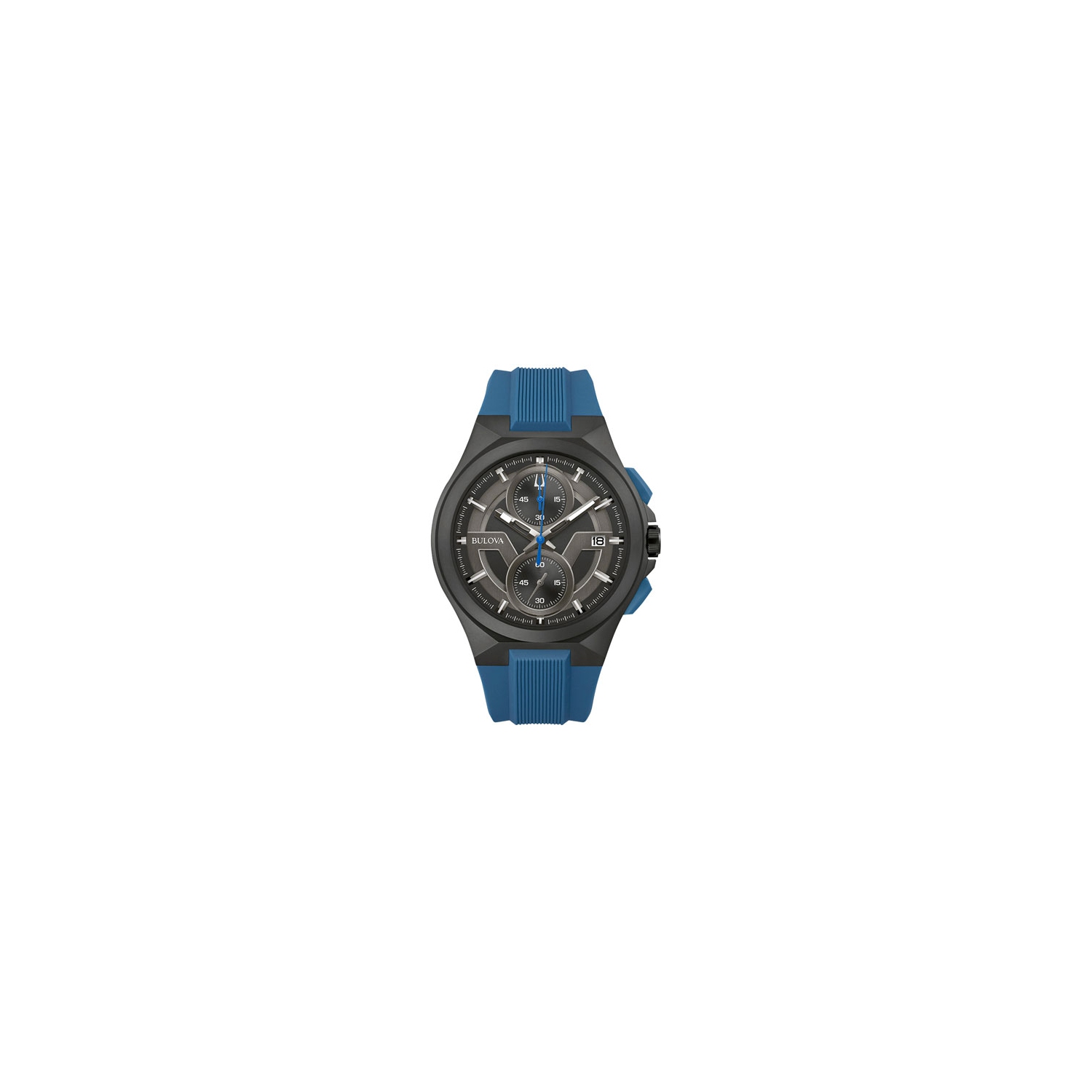 Bulova Maquina 46mm Men's Chronograph Sport Watch - Black/Blue