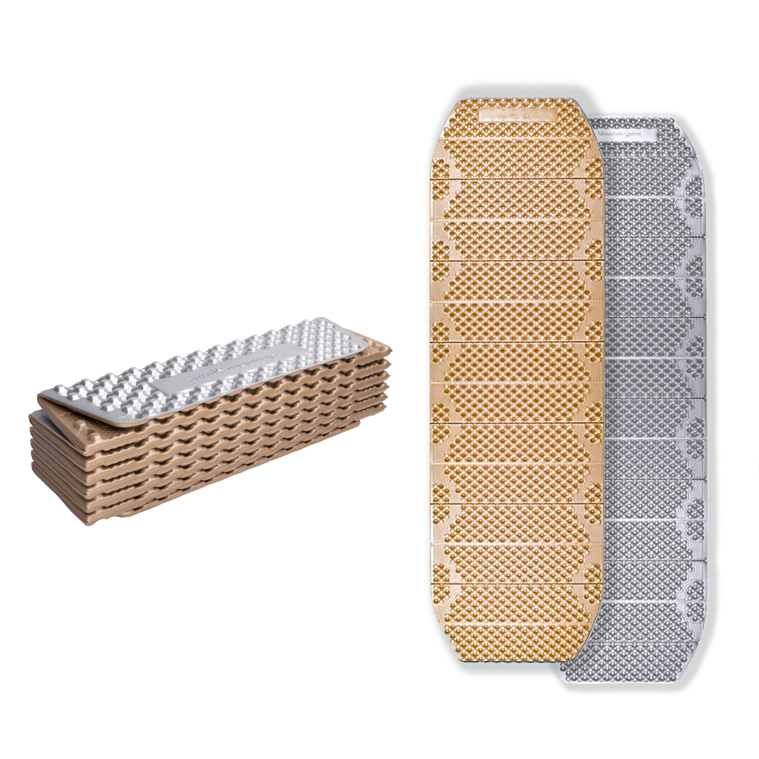 Mountain Spring Mummy M1A+(Plus) Folding Closed Cell Foam Sleeping Pad R1.9 | Hexagonal Design Moisture-Proof Ultra-Lightweight Foam Sleeping Mat for