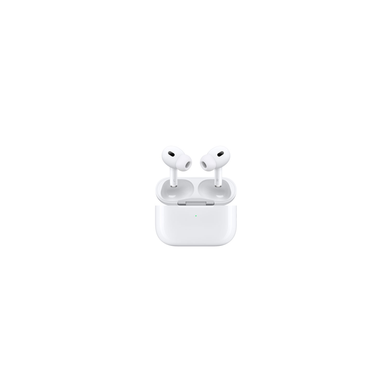 Open Box - Apple AirPods Pro (2nd generation) Noise Cancelling True Wireless Earbuds with USB-C MagSafe Charging Case