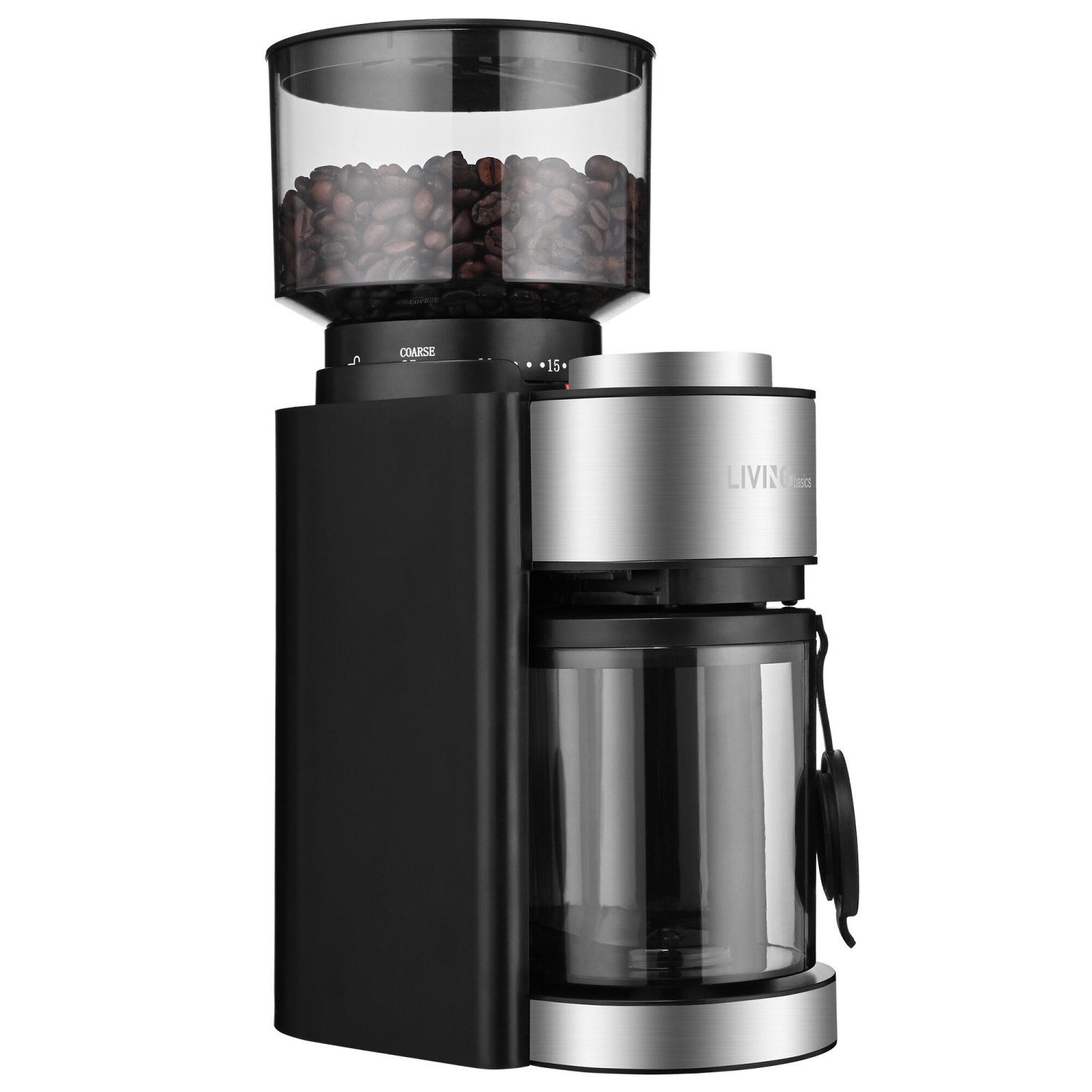 12-Cup Electric Coffee Grinder with 25 Precise Grind Setting, Adjustable Automatic Electric Grinders Conical Burr Mill Grinder