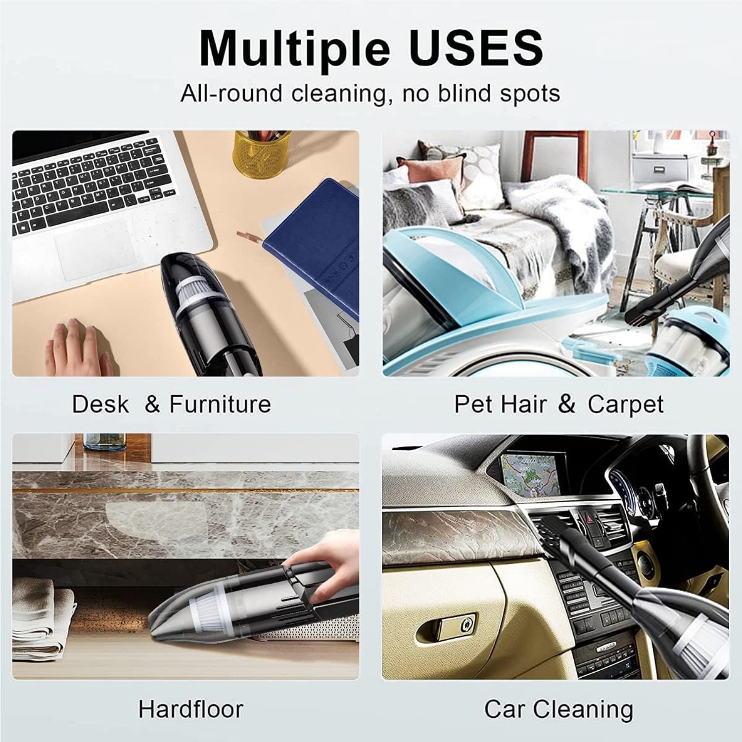 Mini Protable Car Vacuum Cordless, Handheld Vacuum for Quick Cleaning, Handheld Vacuum Cordless, Hand Vacuum Dust Buster Cordless Rechargeable for