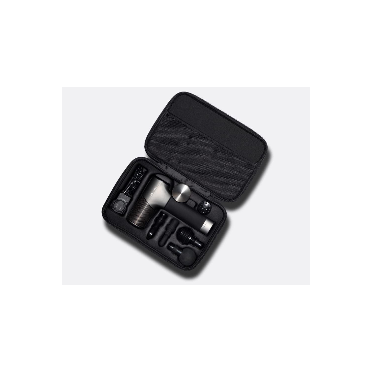 Gravity Massage Gun with Heat, Deep Tissue Handheld Percussion Muscle Massage Gun for Whole Body Pain Relief, Muscle Massager for Athletes, Electric