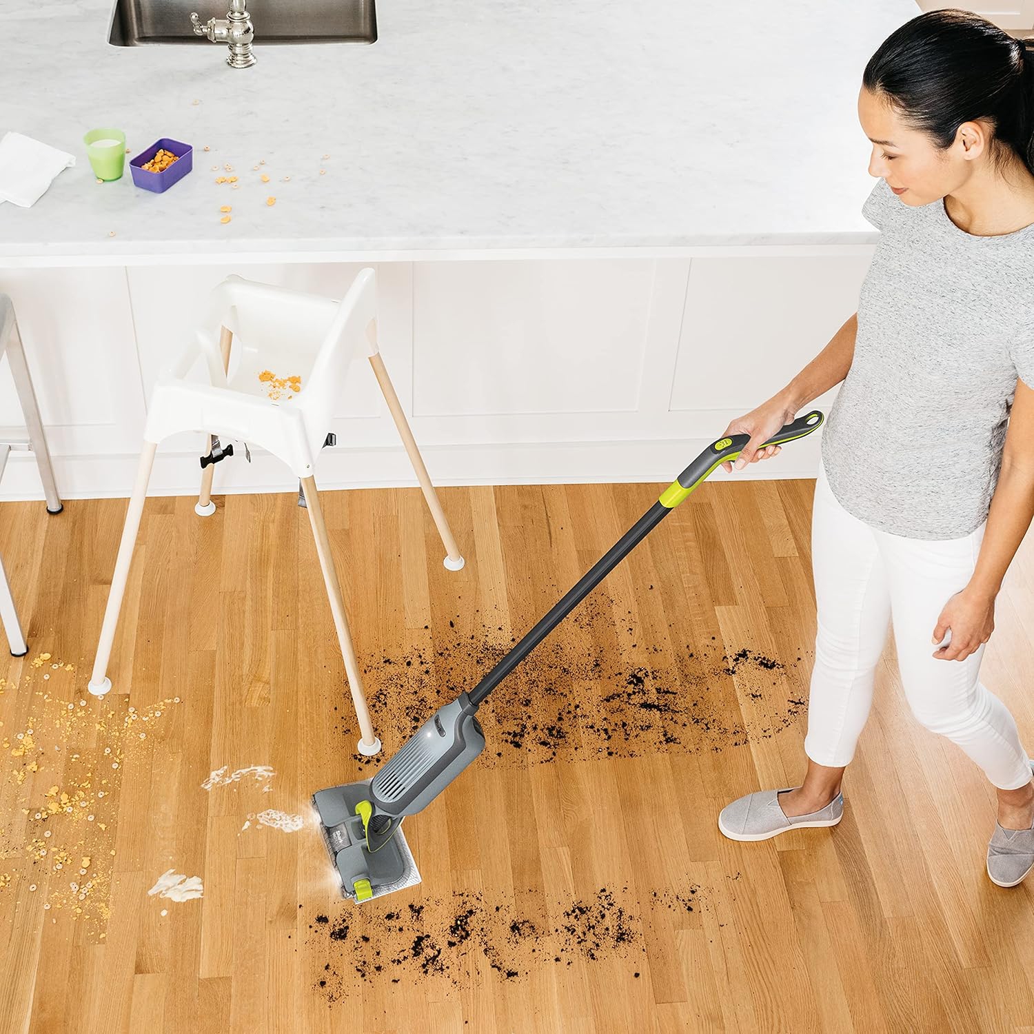 Shark VACMOP Disposable Hard Floor Vacuum and Mop Pad Refills 10 CT , White