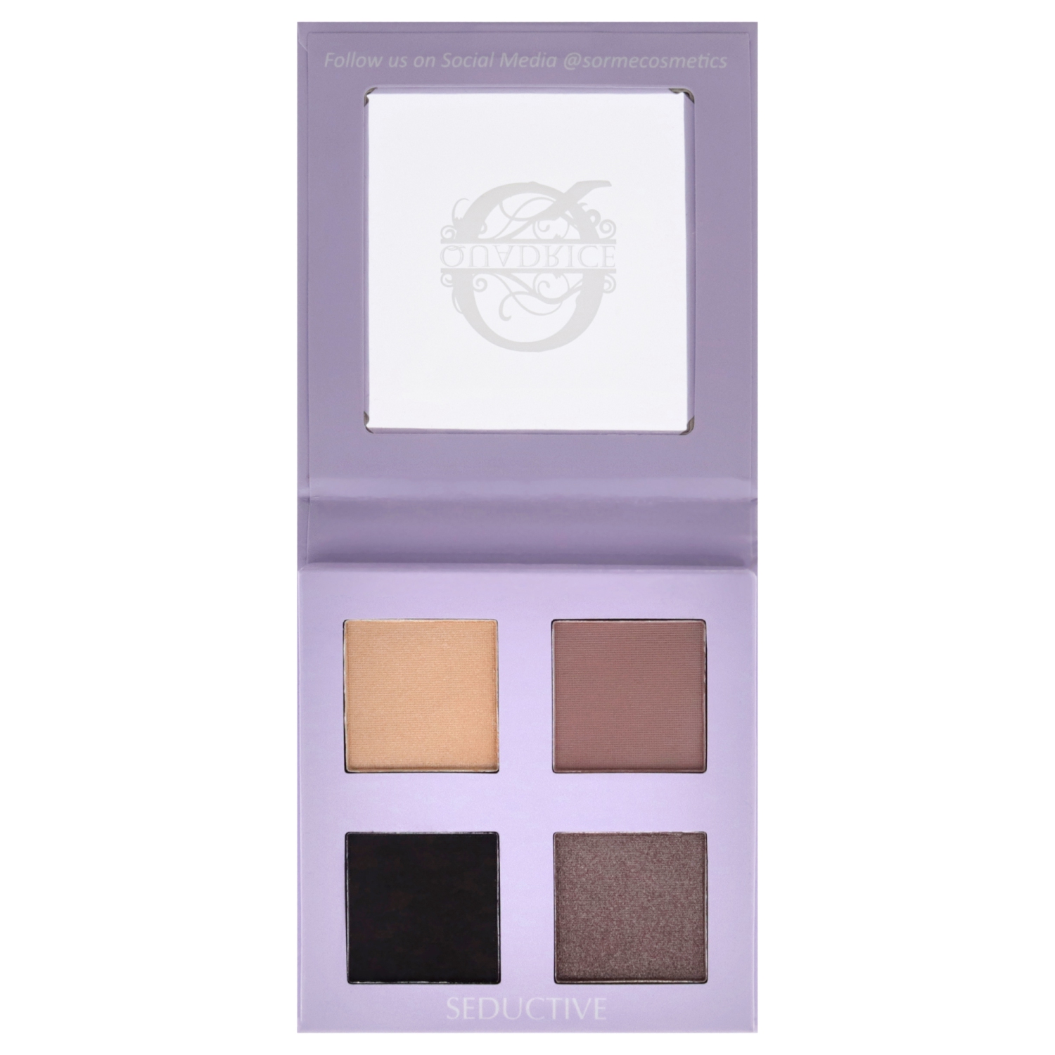 Quadrice Eyeshadow Palette - Seductive by Sorme Cosmetics for Women - 0.16 oz Eye Shadow