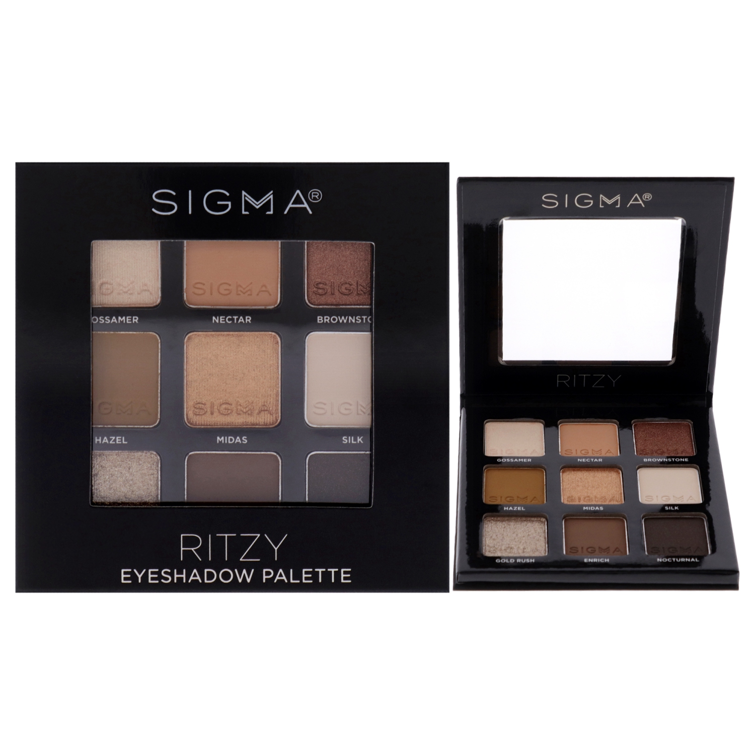 Eyeshadow Palette - Ritzy by SIGMA for Women - 0.32 oz Eye Shadow
