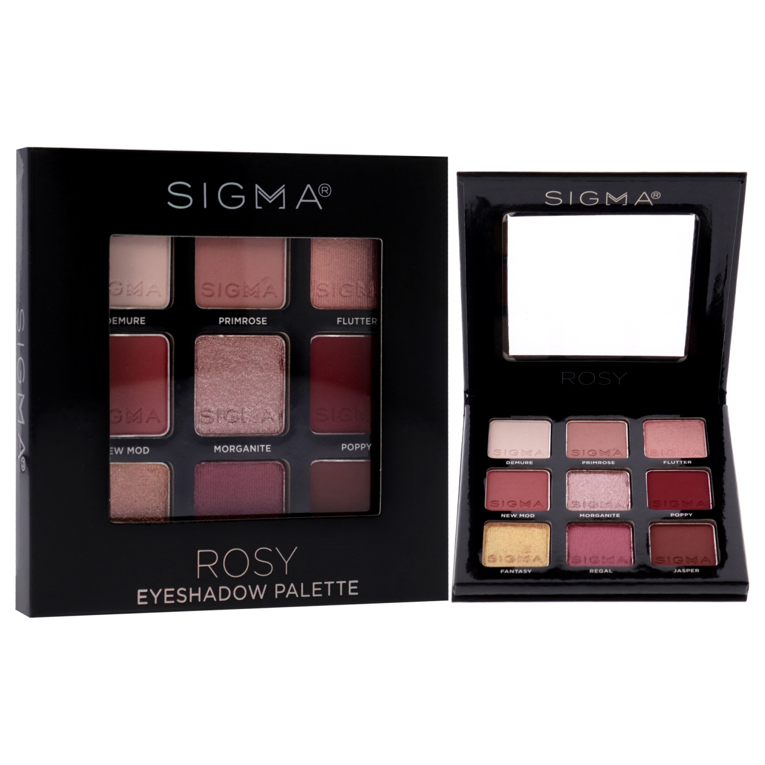 Eyeshadow Palette - Rosy by SIGMA for Women - 0.32 oz Eye Shadow