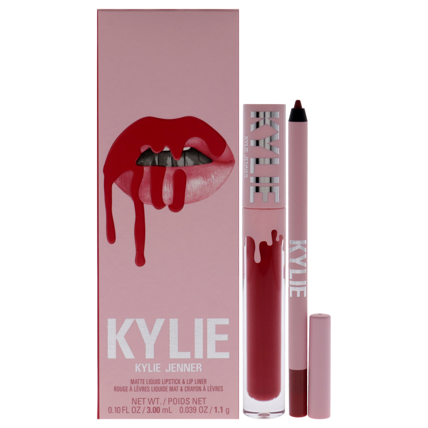 Trousse à lèvres mate - 401 Victoria by Kylie Cosmetics for Women - 2 rouge à lèvres liquide mat 0,10&nbsp;oz PC, crayon à lèvres 0039&nbsp;oz