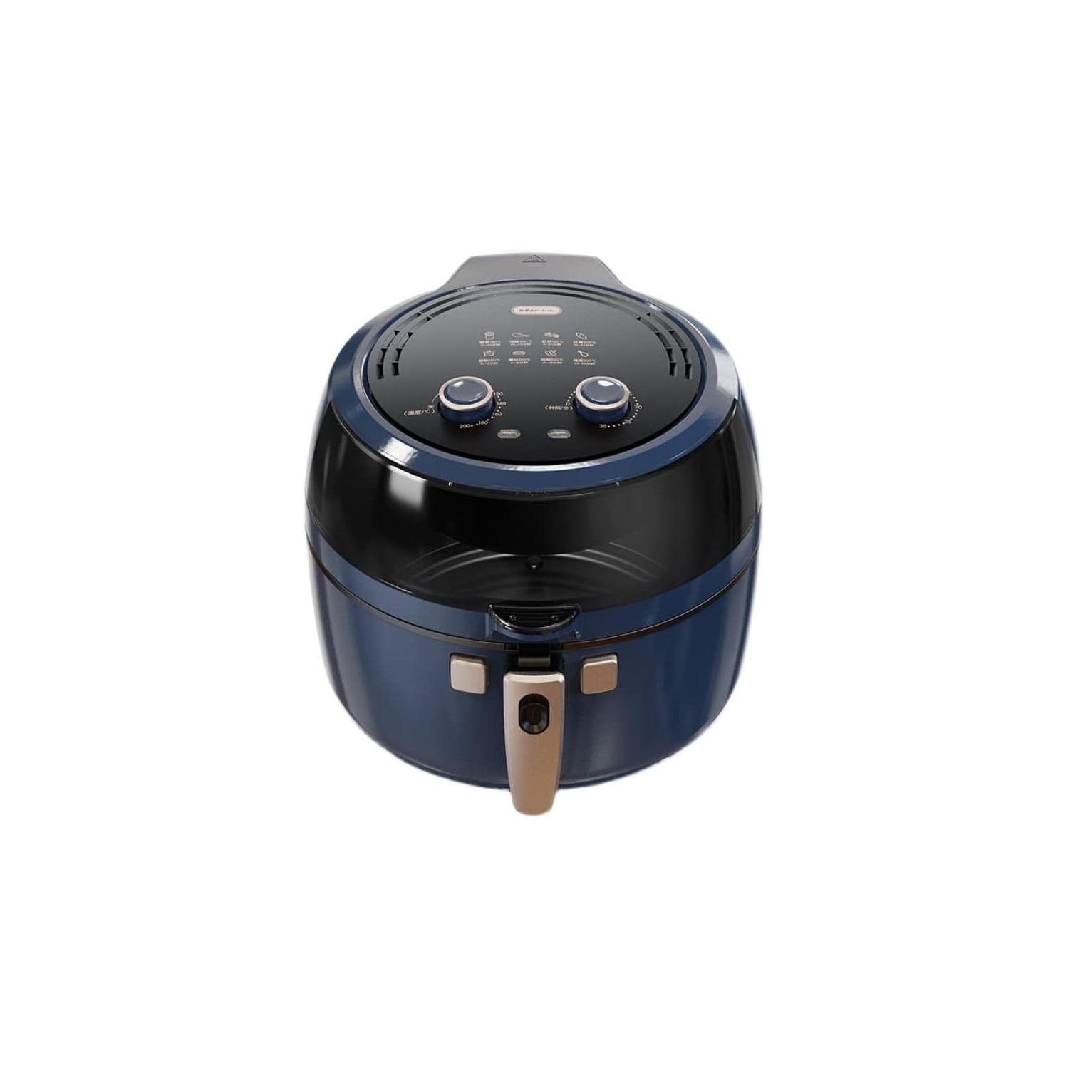 BEAR Air Fryer 10 in 1 Digital Air Fryer Oven 6.5 QT with Free Recipes, Oil-Free Air Fryer Toaster Oven with 120° Visible Window, One Touch Screen,