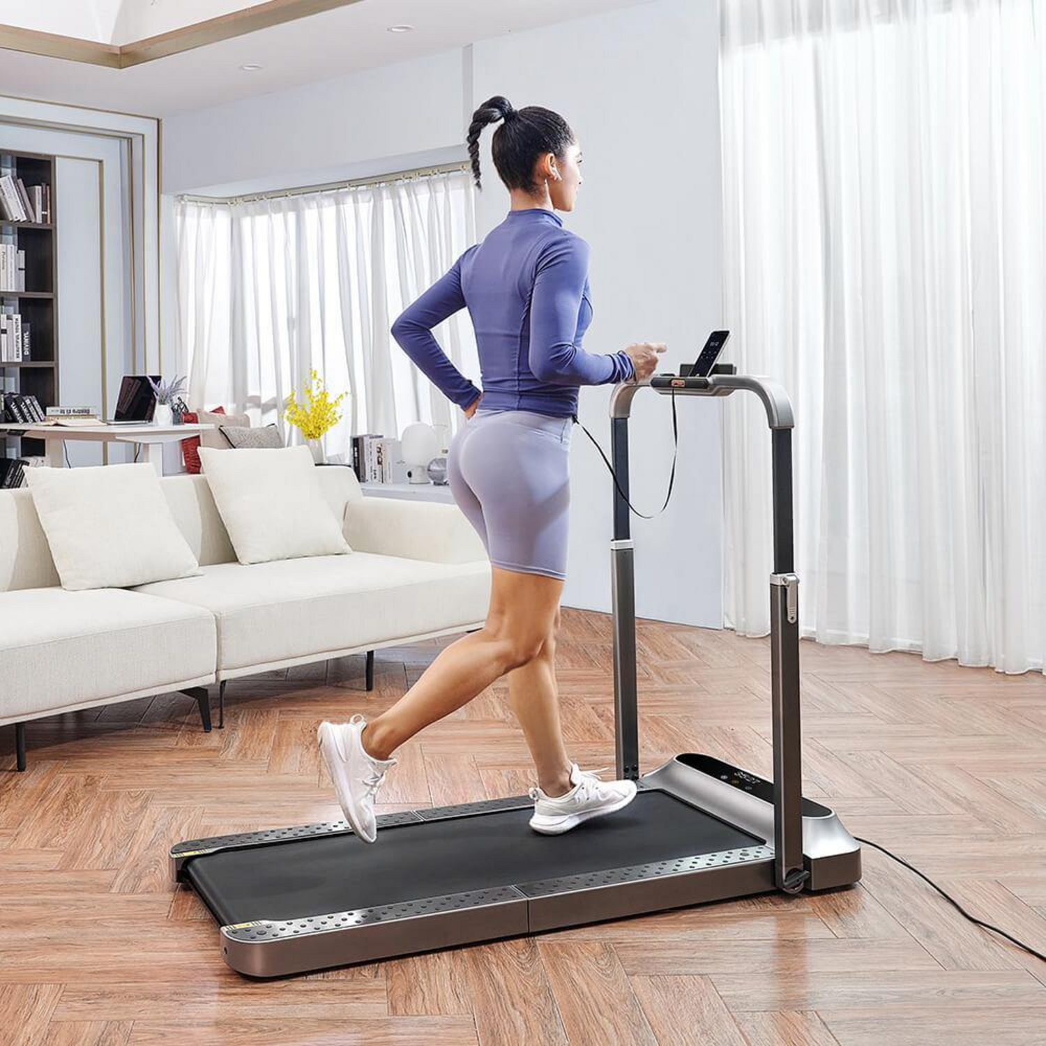 Open Box-Kingsmith WalkingPad R2 2-in-1 Tri-Fold Compact Treadmill