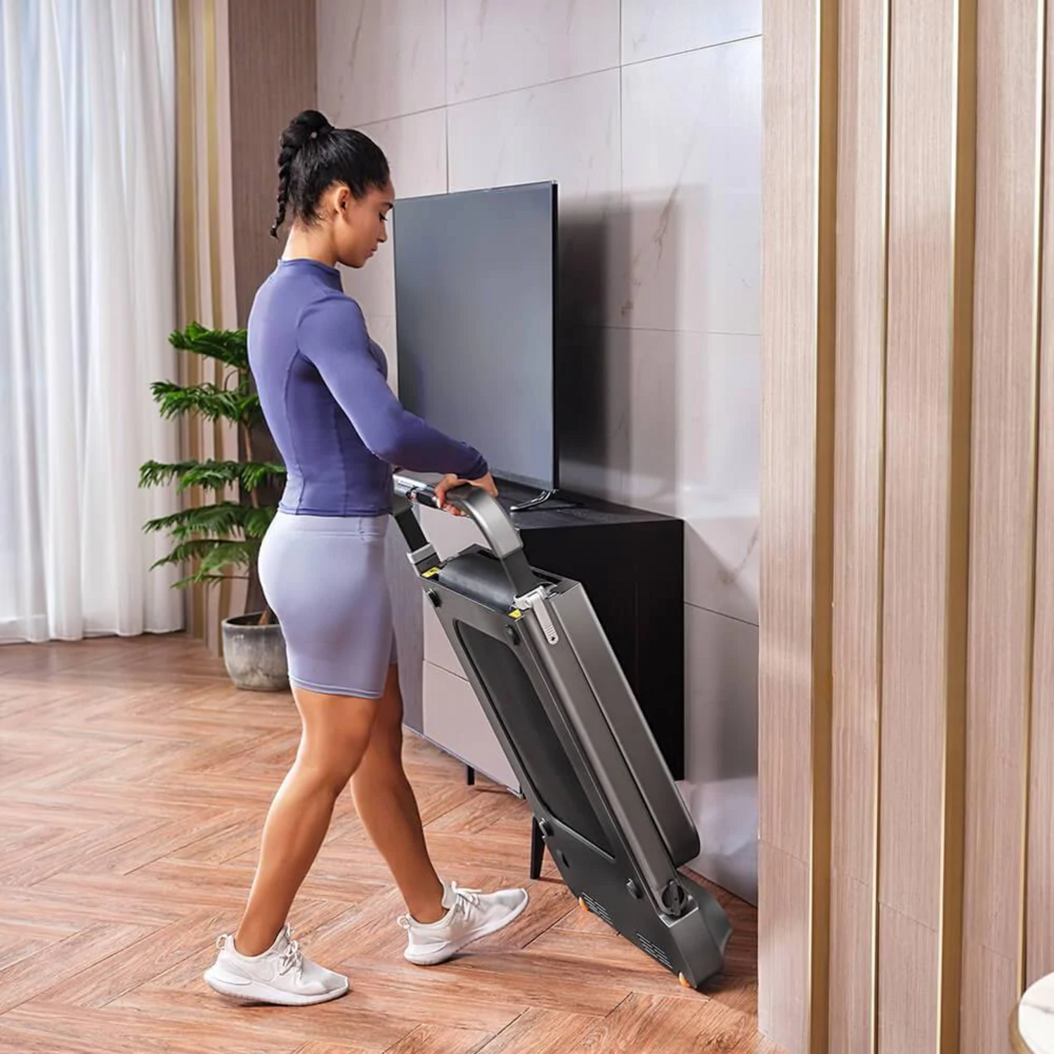 Open Box-Kingsmith WalkingPad R2 2-in-1 Tri-Fold Compact Treadmill