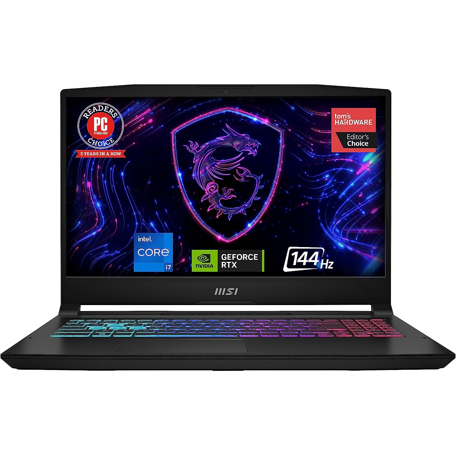 Refurbished MSI Katana 15 B12VEK Gaming Laptop - Black (Intel Core i7-12650H/512GB SSD/16GB RAM/RTX 4050/Win 11