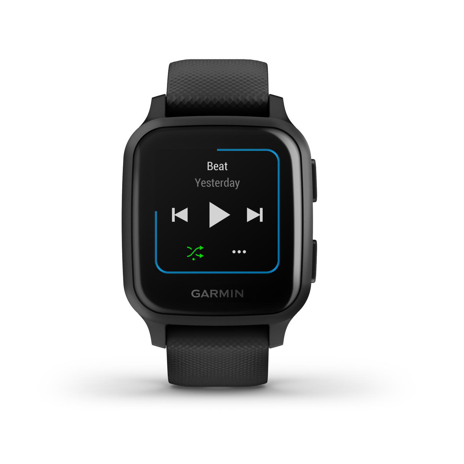 Garmin Venu Sq – Music Edition, Slate Aluminum Bezel with Black 