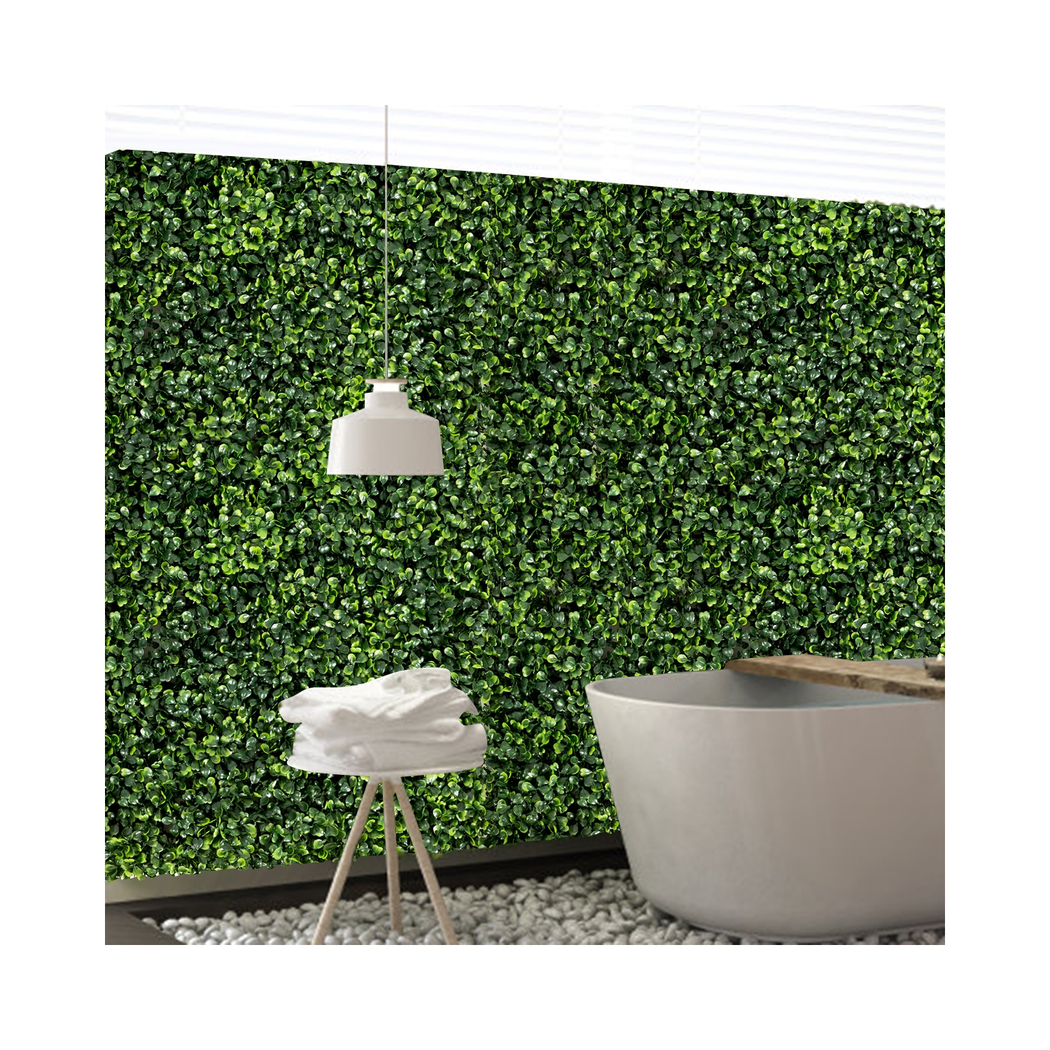 Topbuy 12-Piece 20" x 20" Artificial Topiary Hedge Privacy Fence Boxwood Wall Panel