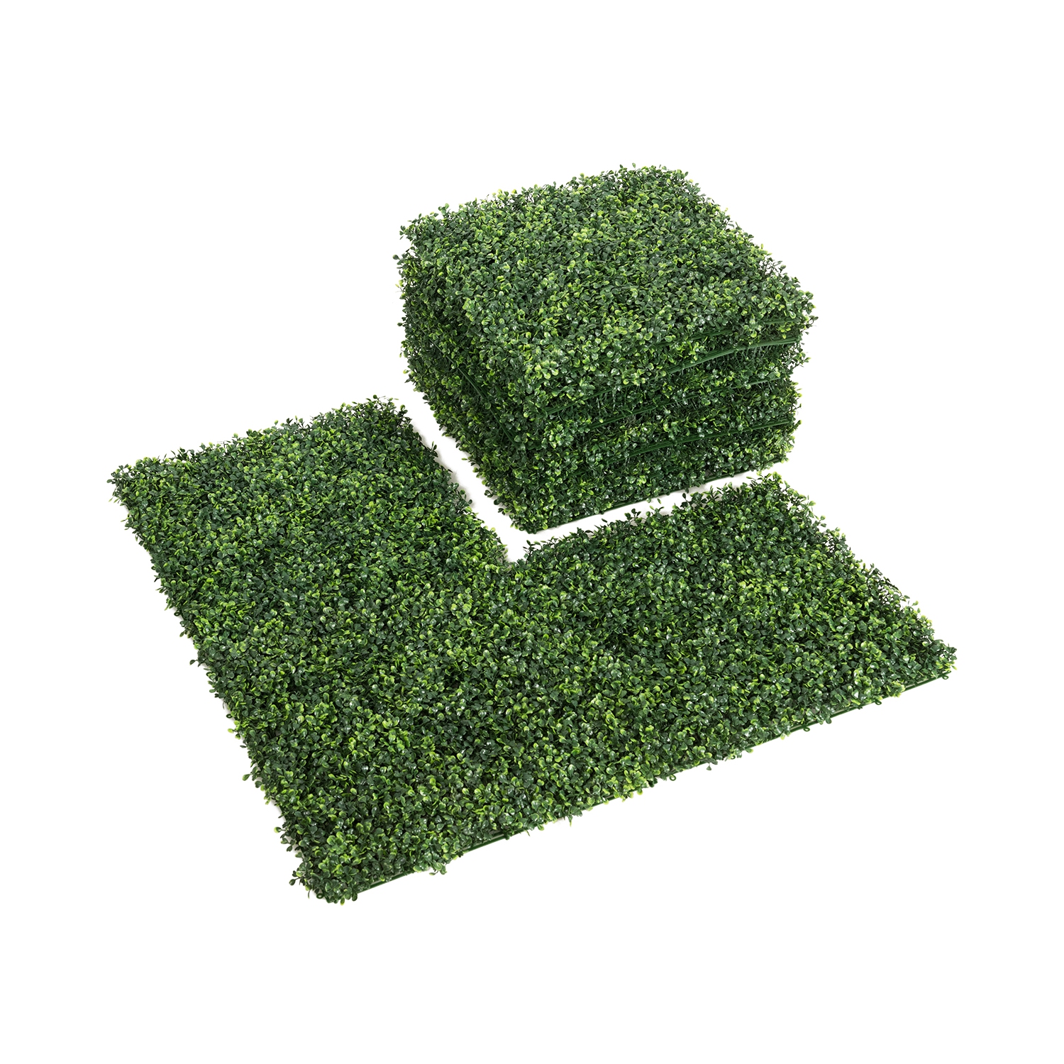 Topbuy 12-Piece 20" x 20" Artificial Topiary Hedge Privacy Fence Boxwood Wall Panel