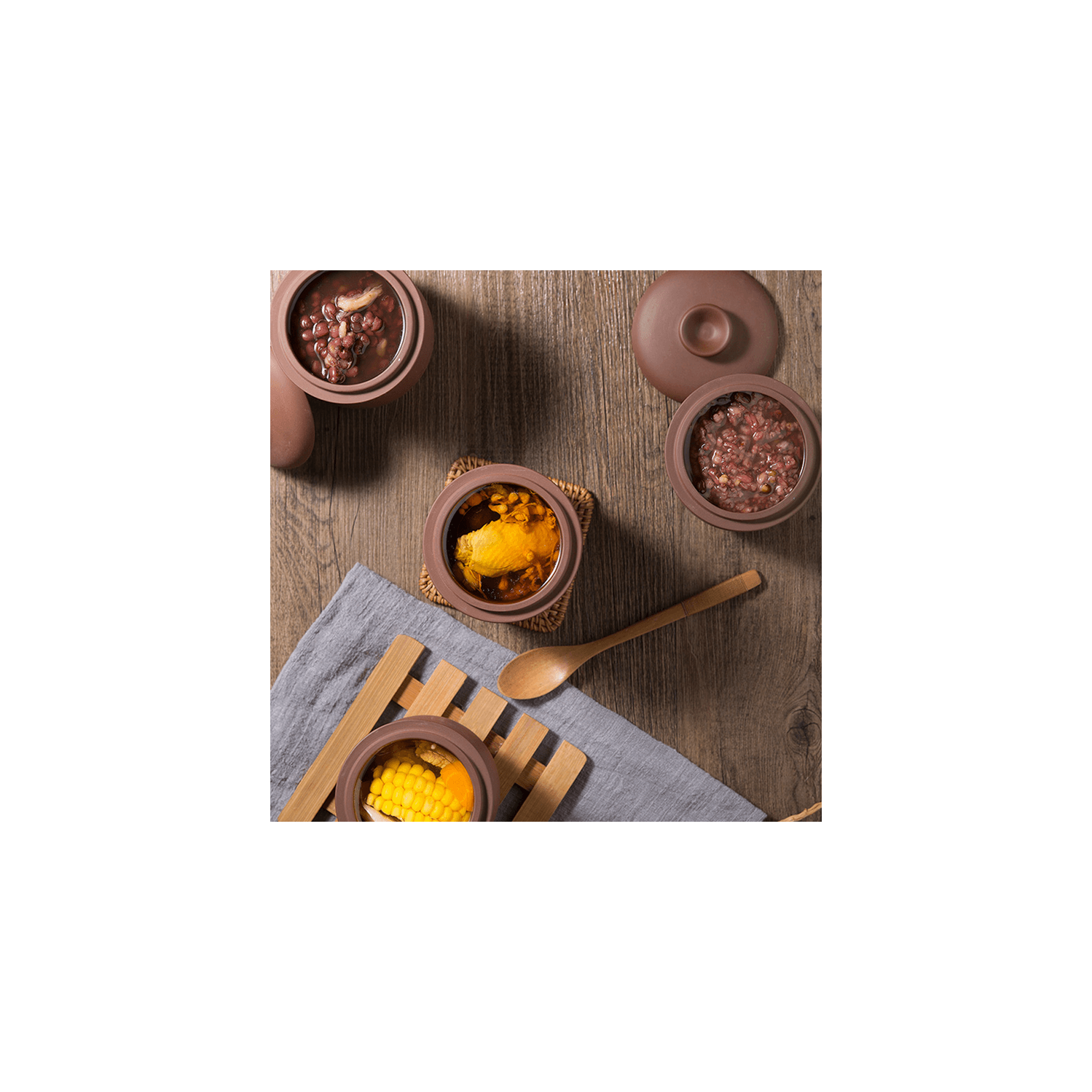 Pot à ragoût électrique BEAR Purple, marmite étanche , mijoteuse entièrement automatique, récipient intérieur céramique, 2,5&nbsp;L DDZ-C25R7