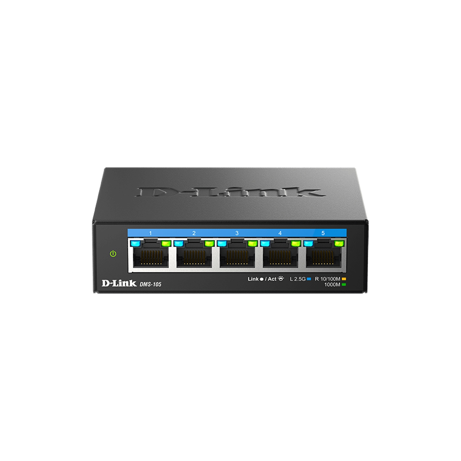 Commutateur non géré 2,5&nbsp;Go multiGigabit à 5 ports de D-Link - DMS-105
