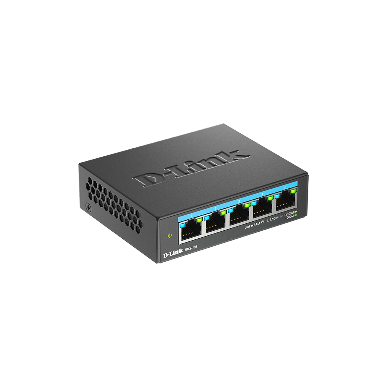 Commutateur non géré 2,5&nbsp;Go multiGigabit à 5 ports de D-Link - DMS-105