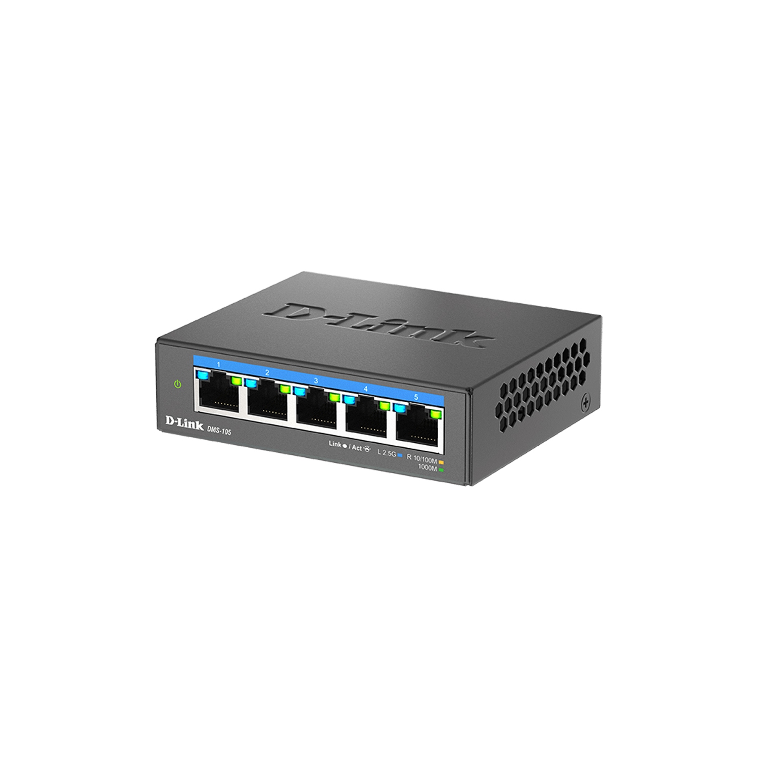 Commutateur non géré 2,5&nbsp;Go multiGigabit à 5 ports de D-Link - DMS-105