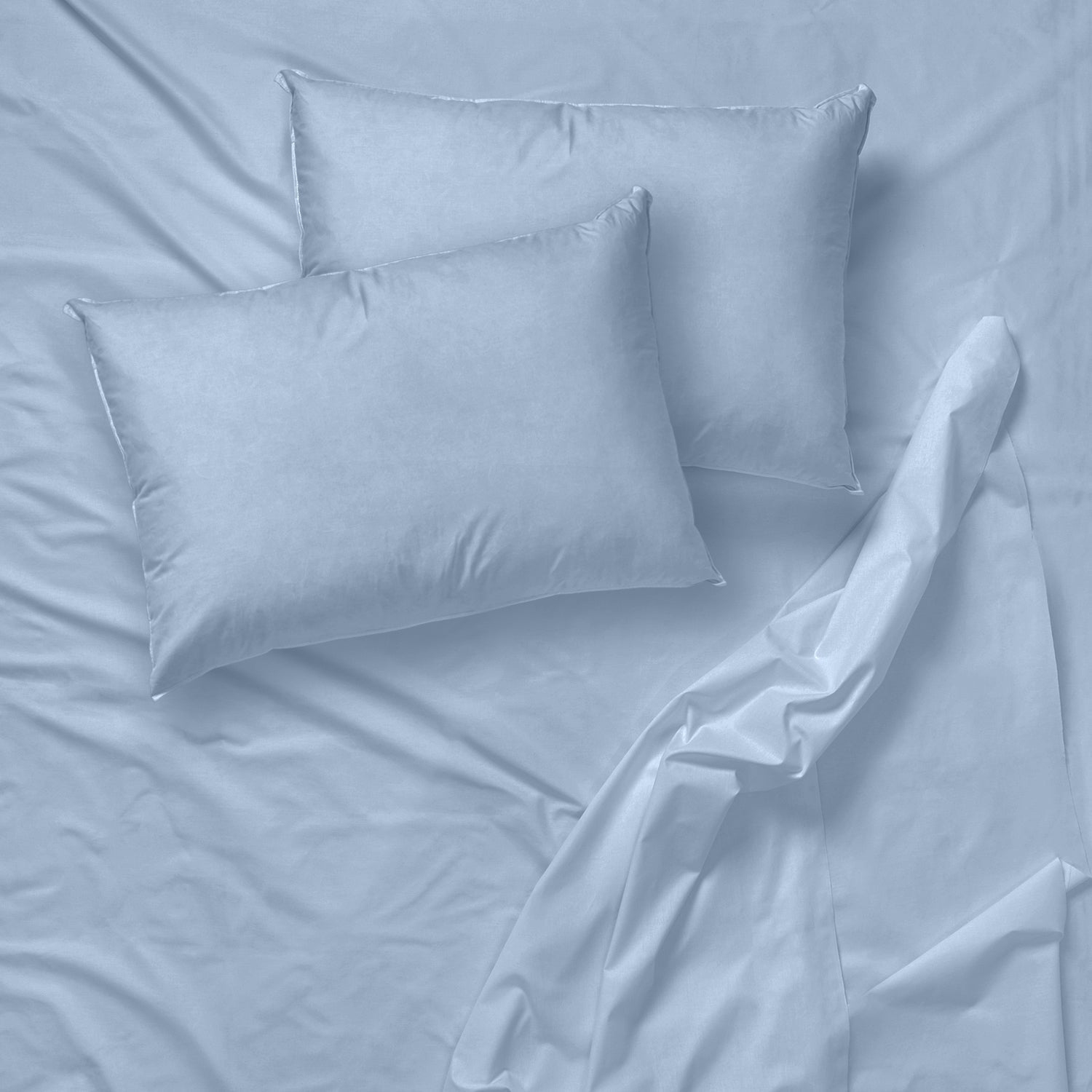 Cotton House - Wrinkle-Free Microfiber Sheet Set, Queen Size, Light Blue
