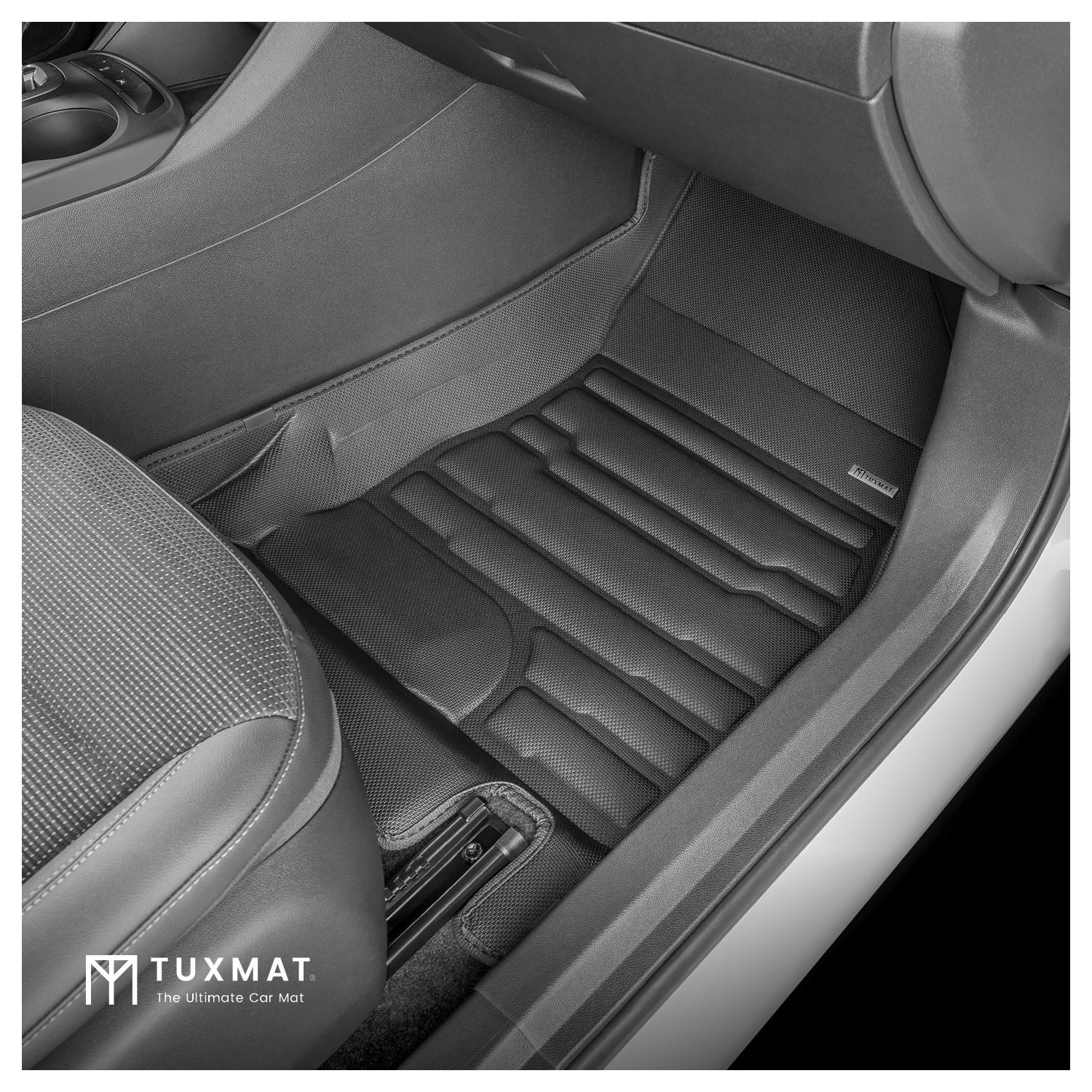 Tapis TuxMat - pour les modèles Envista 2024-2026 de Buick - Tapis d'auto sur mesure - Couverture maximale, toutes saisons, mesuré au laser - Cet