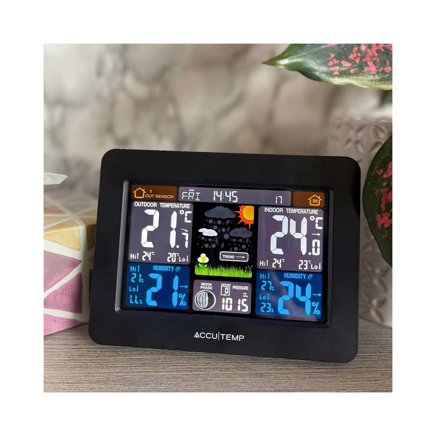 AccuTemp Wireless Colour Weather Station