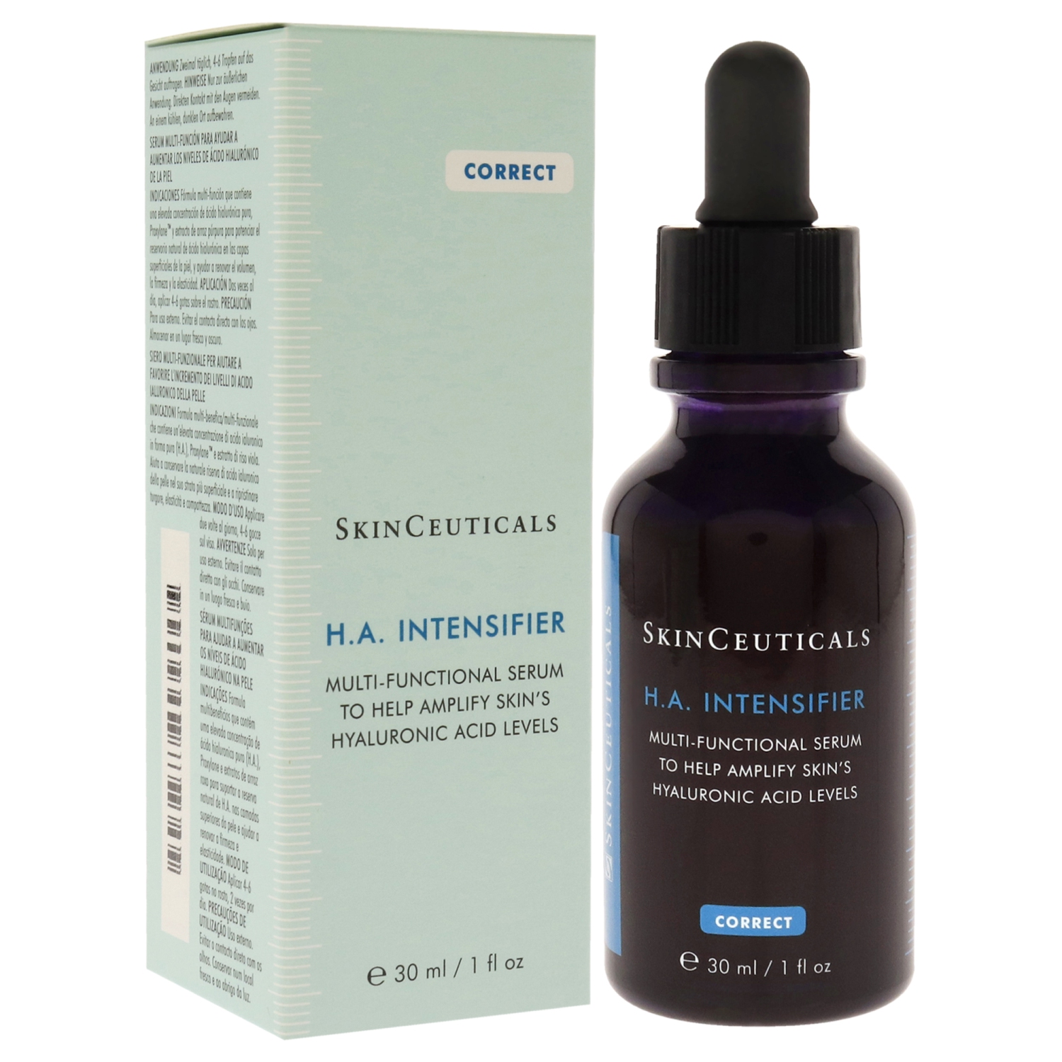 Intensificateur d'acide hyaluronique par SkinCeuticals pour unisexe - sérum 1&nbsp;oz